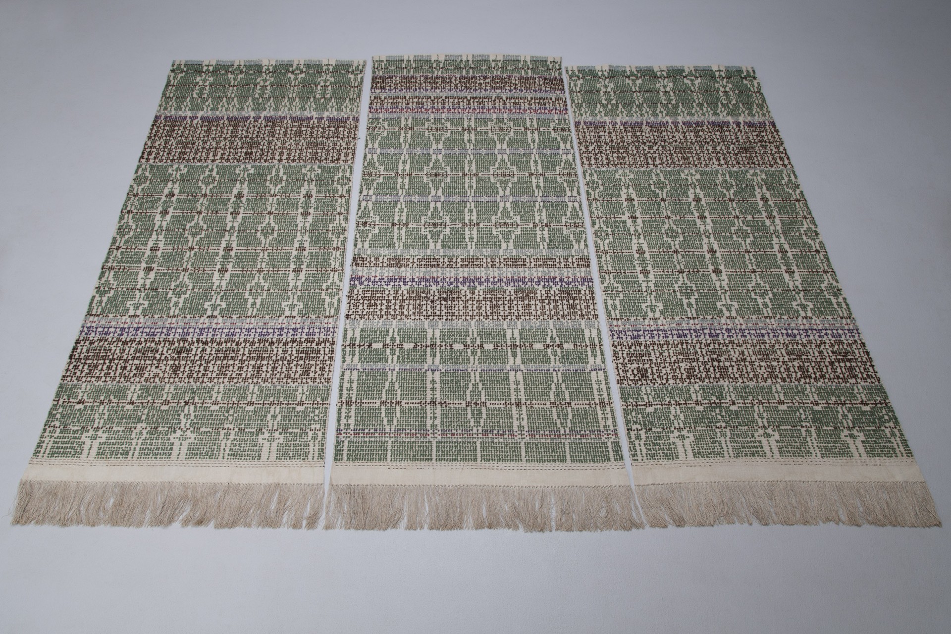 Set of Three Textiles