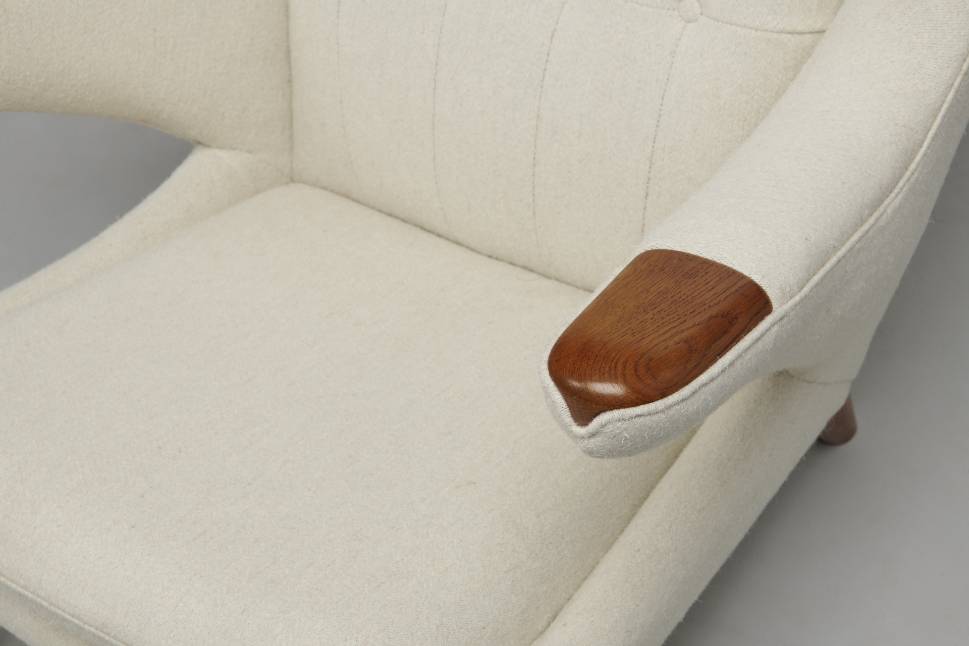 'Papa Bear' Armchair and Ottoman image 5