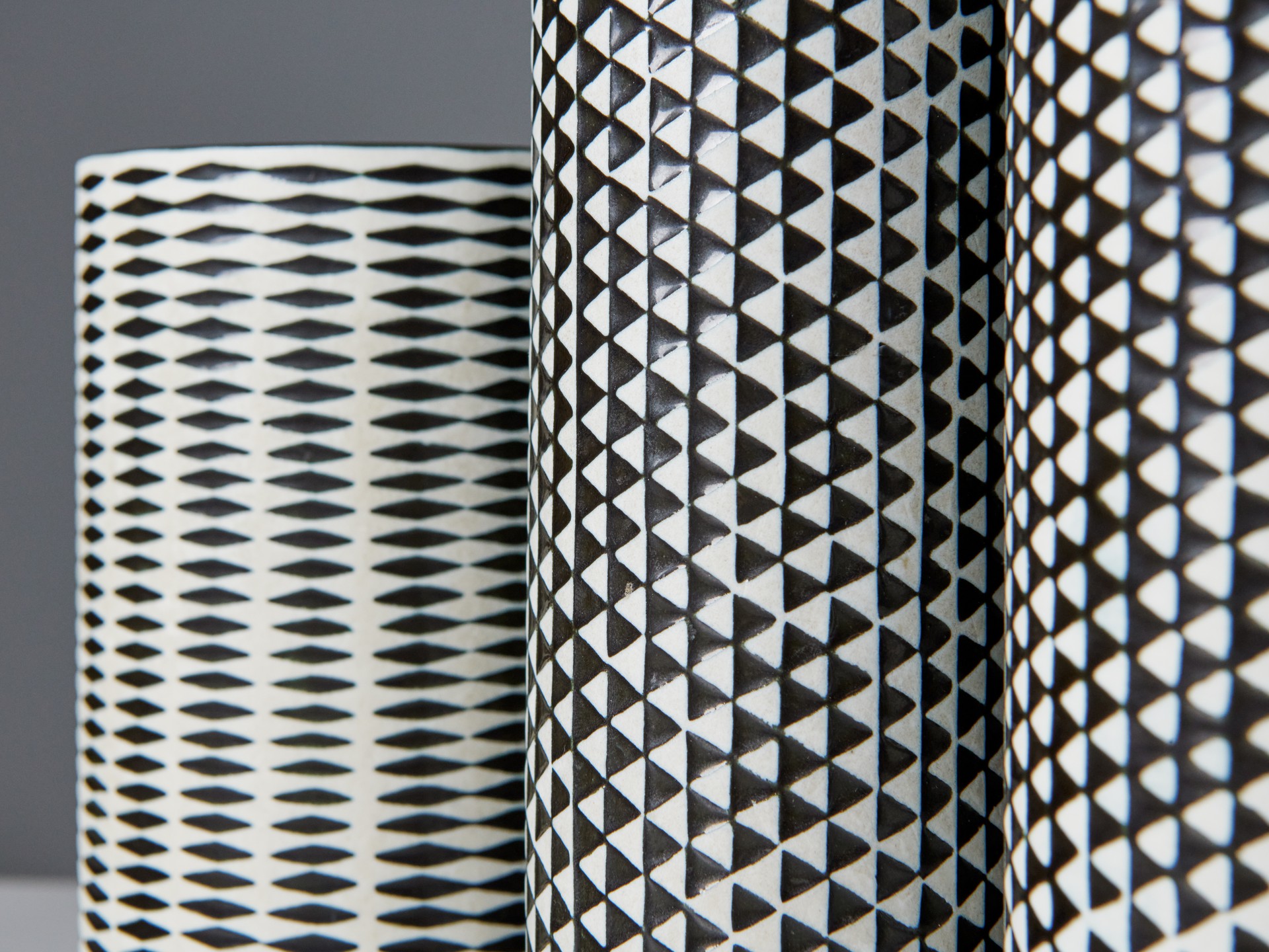 Three 'Domino' Vases image 4