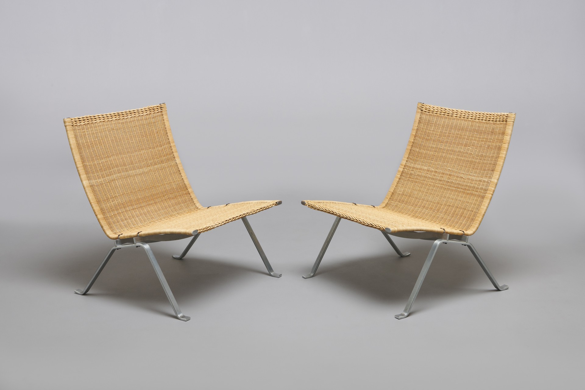Pair of Lounge Chairs, Model no. PK 22