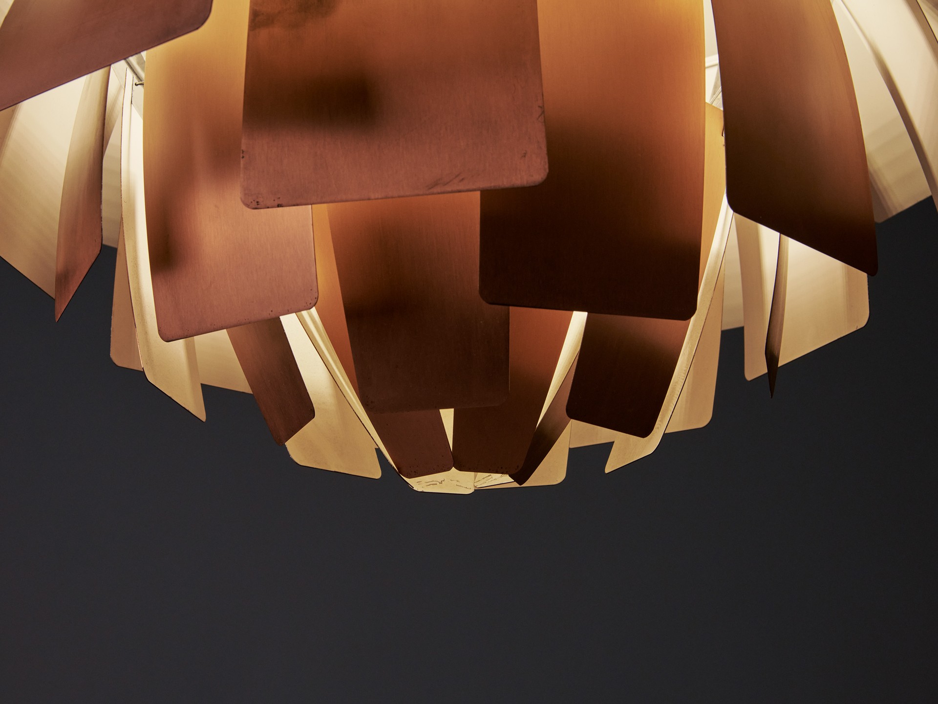 Large and Early Artichoke Ceiling Lamp image 8