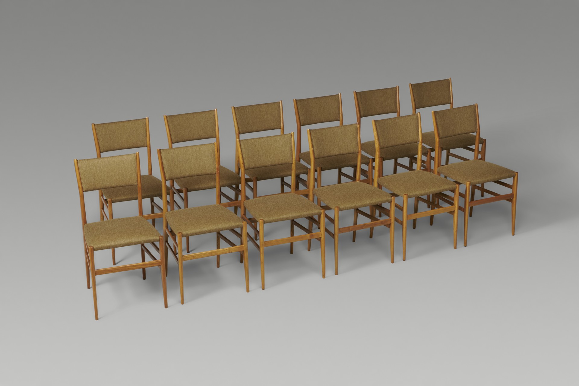Set of Twelve 'Leggera' Chairs