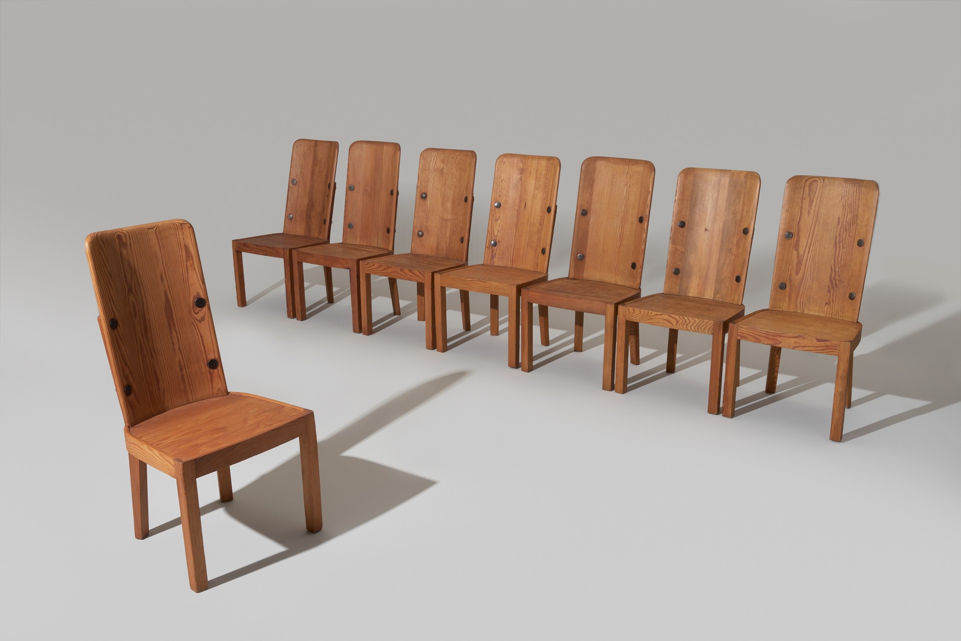 Set of eight "Lovö chairs" image 2