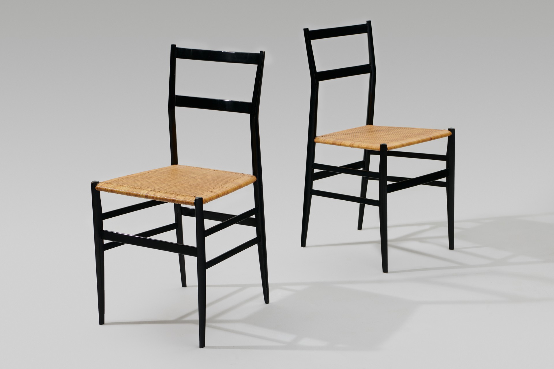 Set of Ten 'Superleggera' Chairs image 2