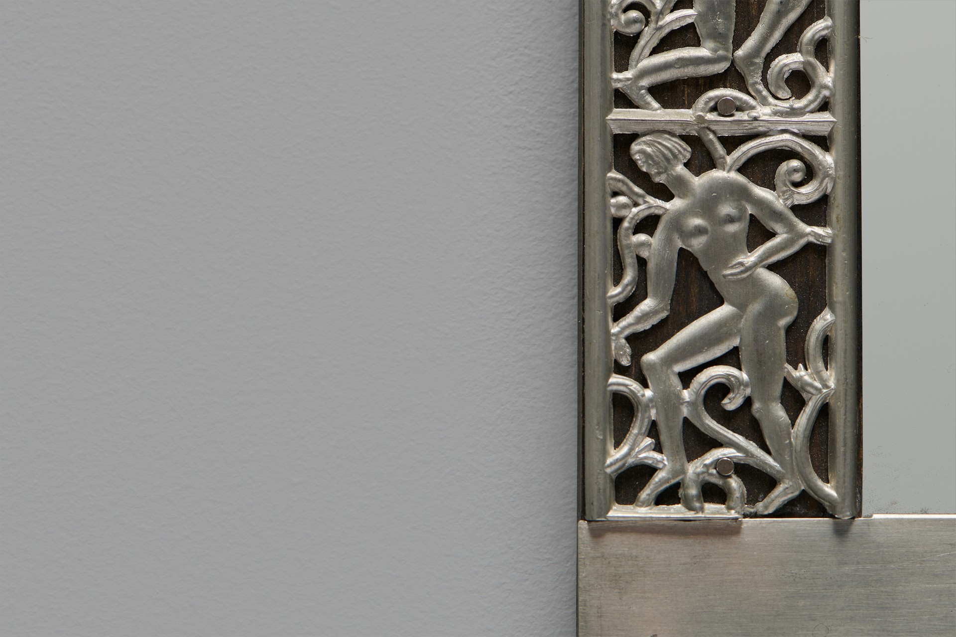 Swedish Pewter Mirror image 4