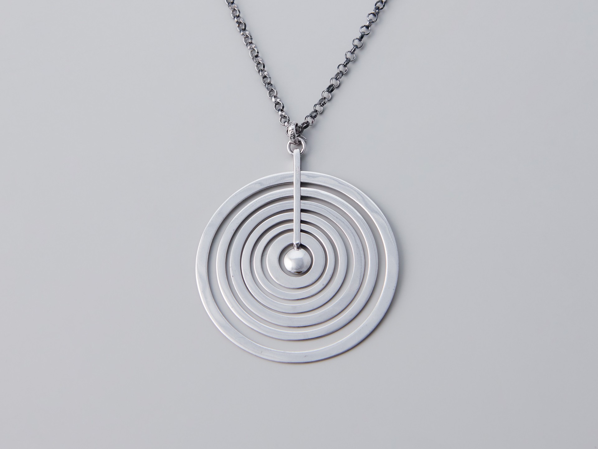 'Silver Moon' Necklace and Earrings image 2