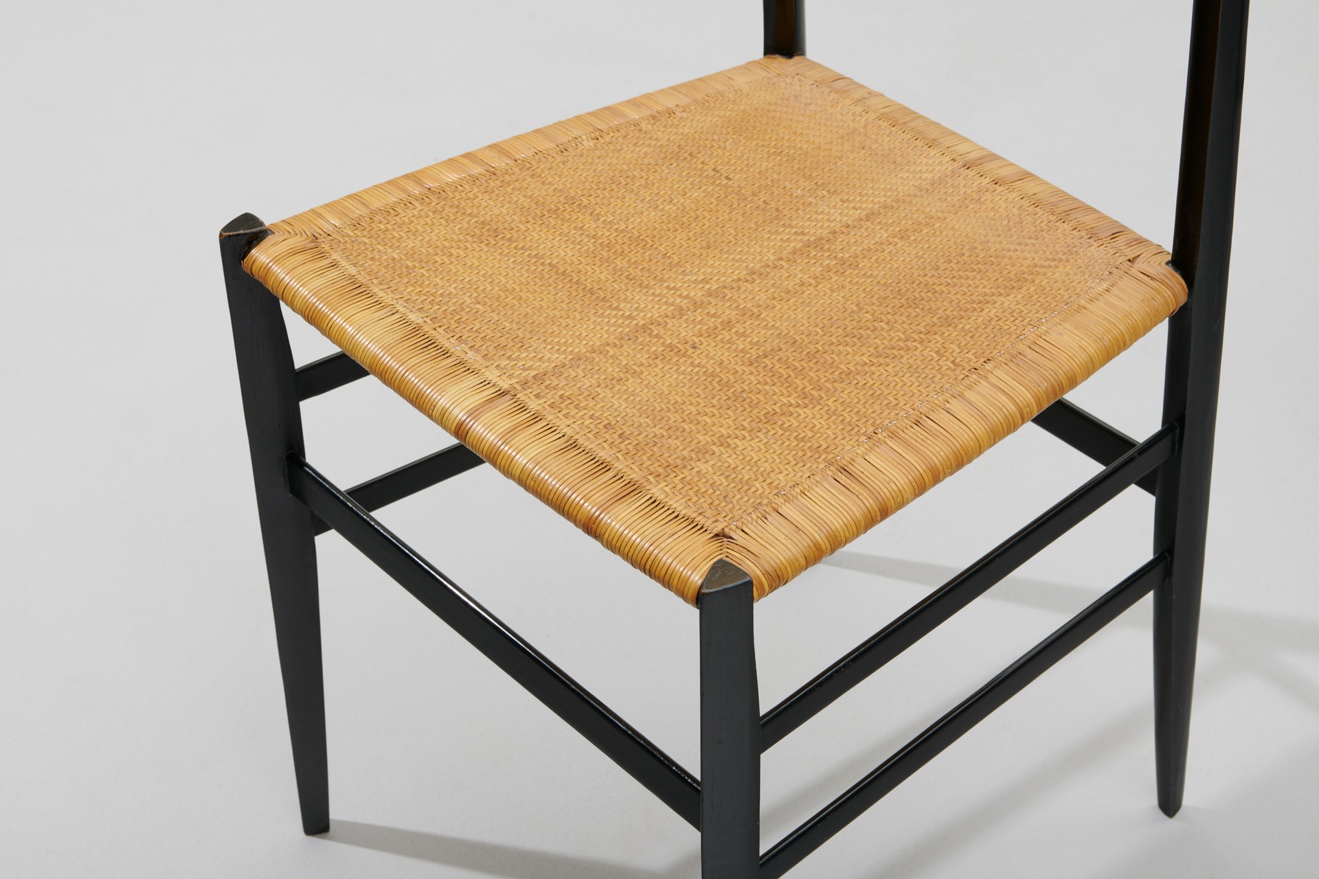 Set of Ten 'Superleggera' Chairs image 4