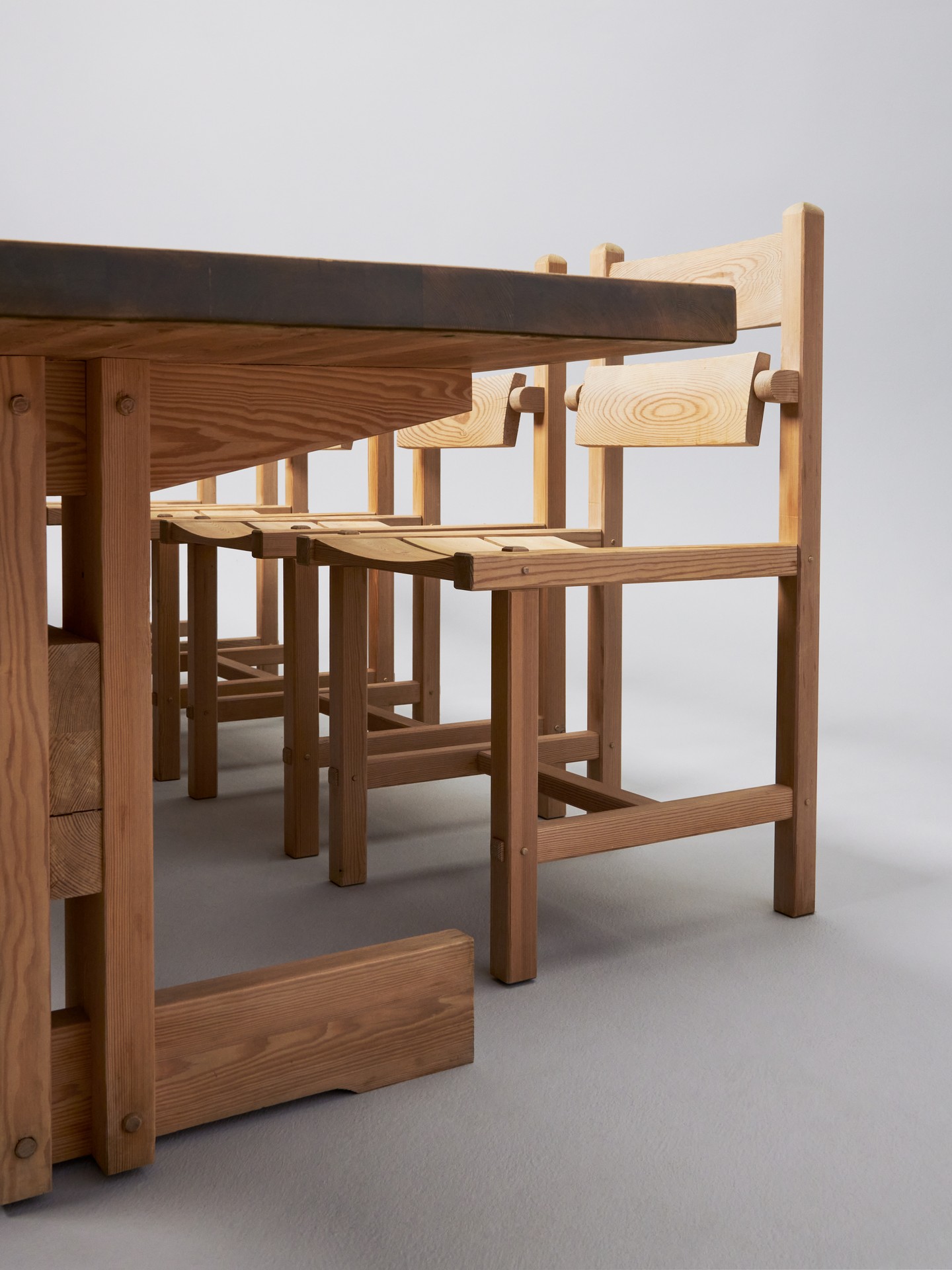 'Element' Dining Table and Set of Ten Chairs image 10