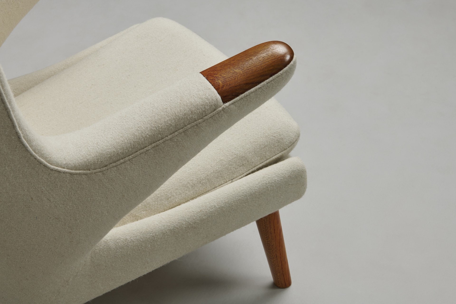 'Papa Bear' Armchair and Ottoman image 7