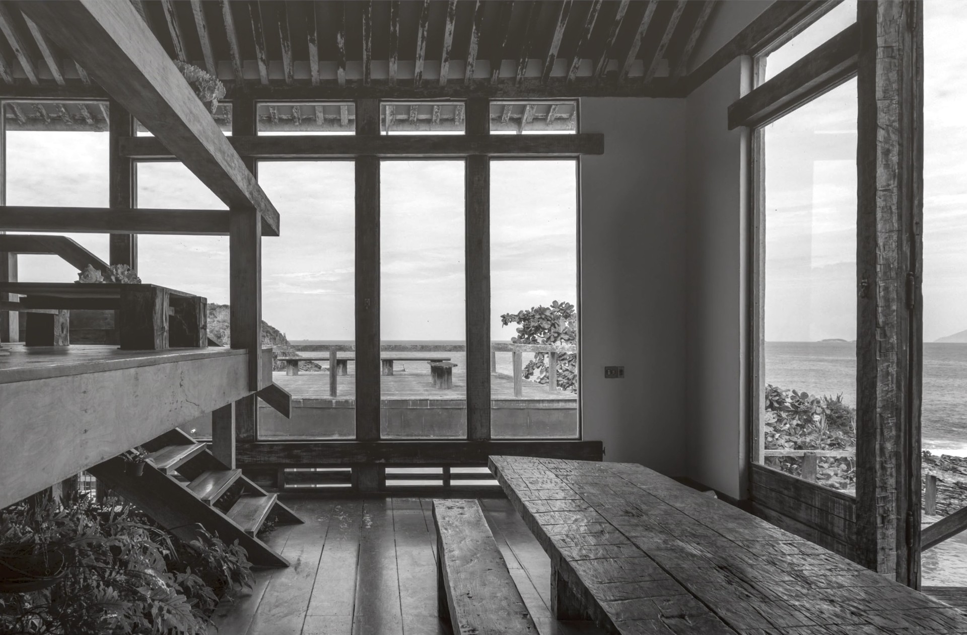 Detail of 'Casa Difini', Armação des Búzios, 1970.