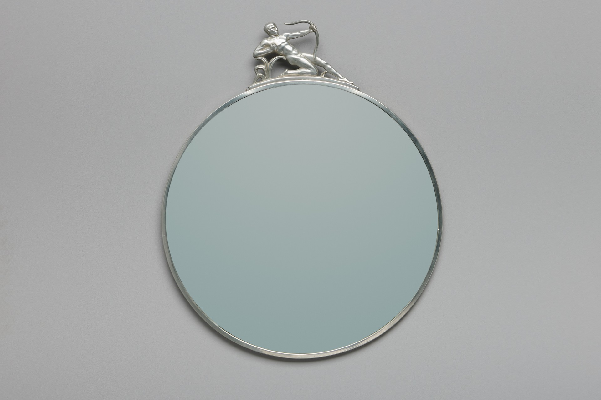Pewter Mirror