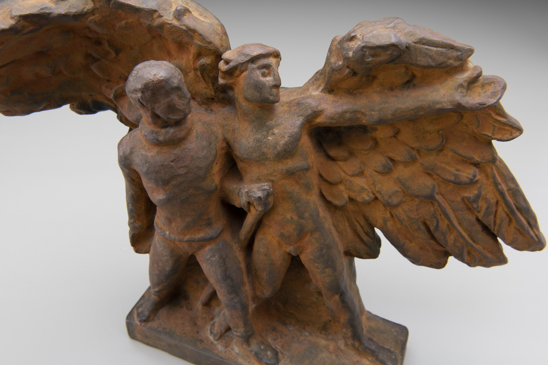"Man and Her Genius" Sculpture image 4