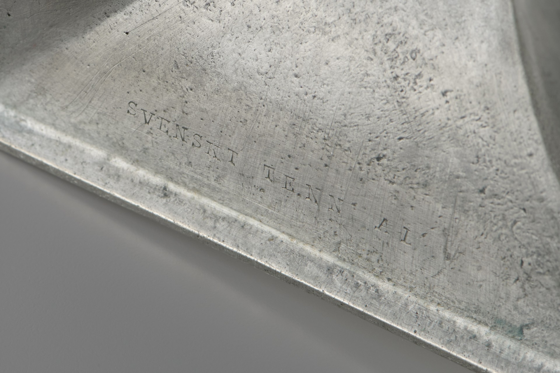 Pair of Pewter candlesticks image 4