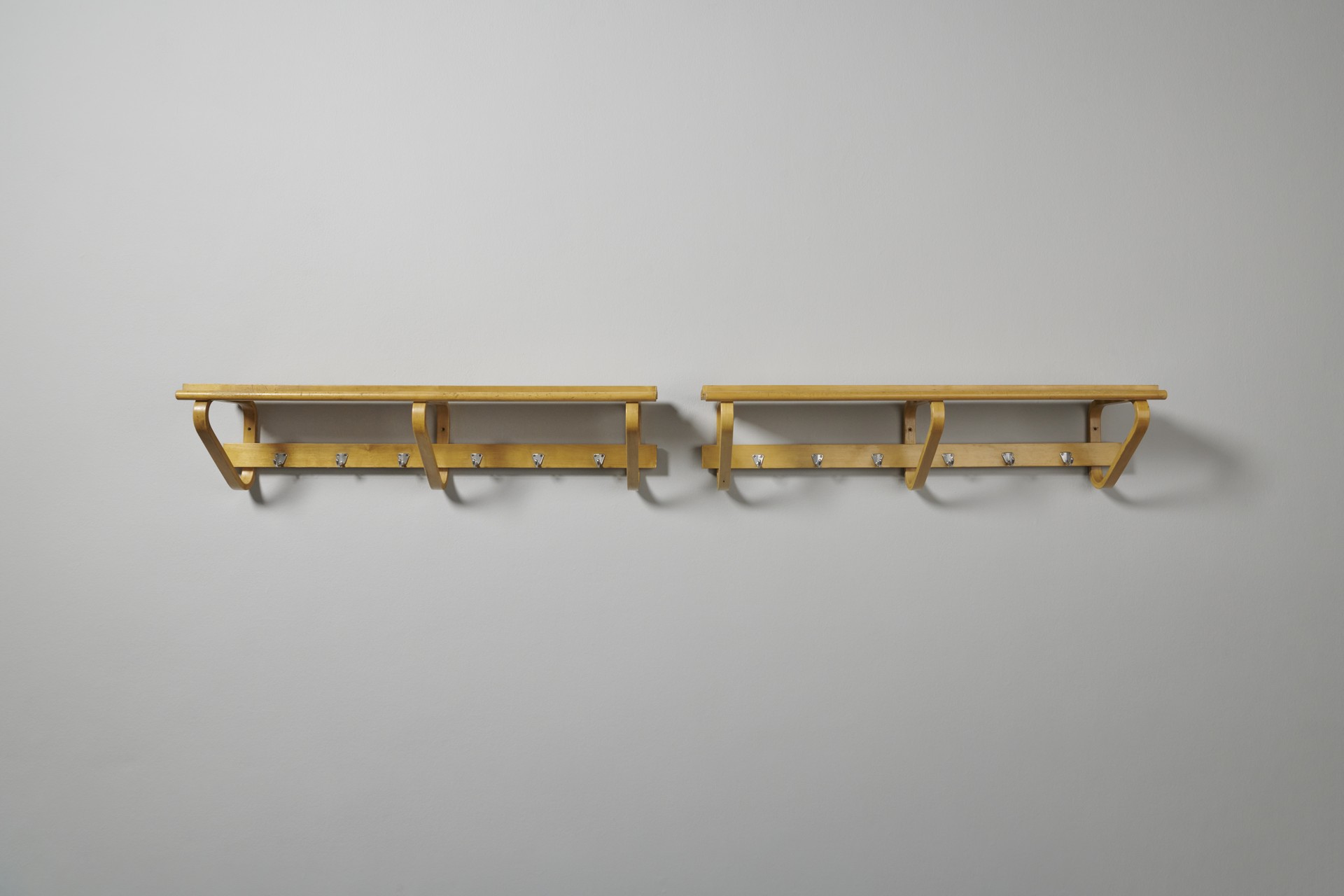 Pair of Coat Racks / Shelves image 2