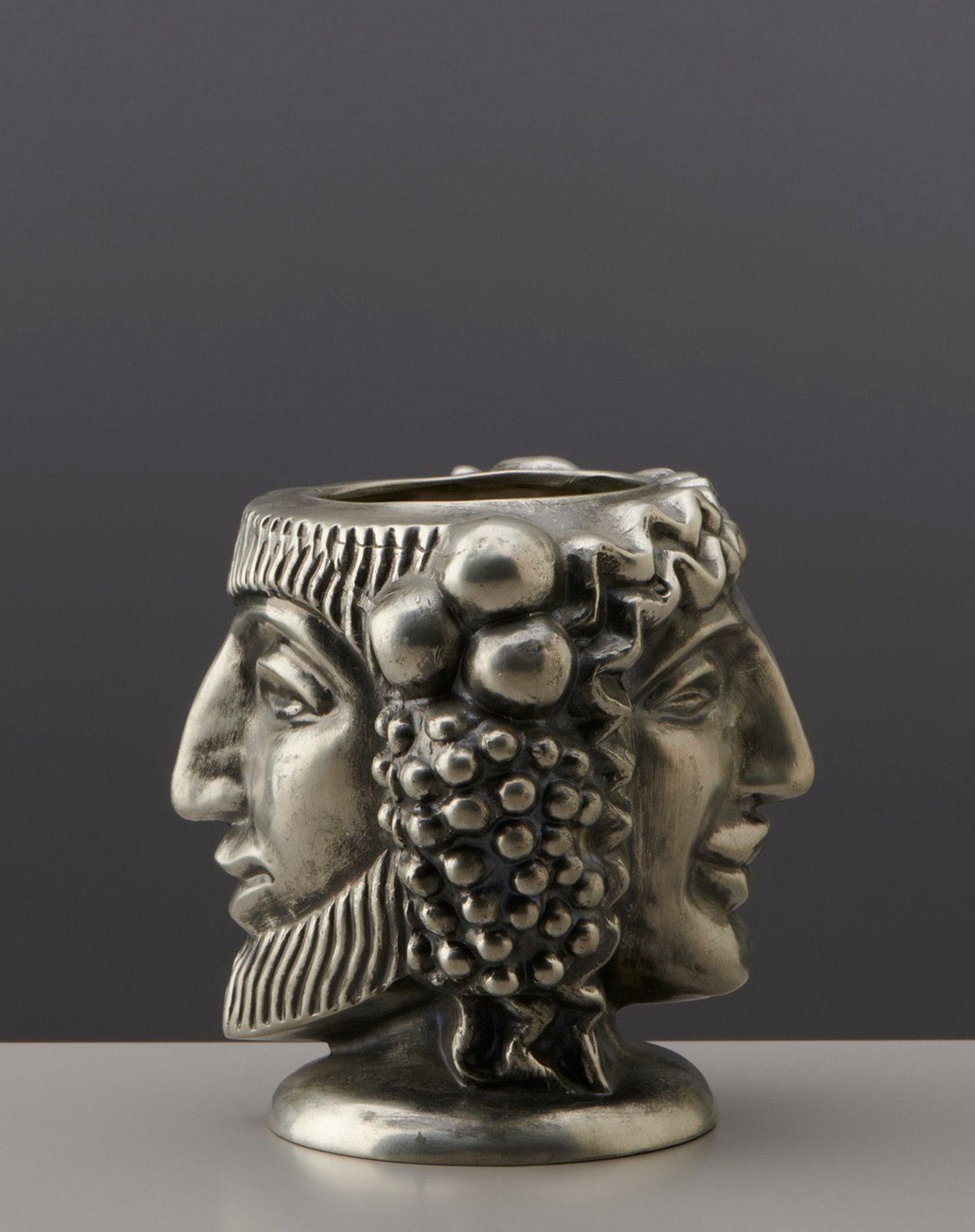 Anna Petrus, 'Janus Head' Vase, 1946, Produced by Svenskt Tenn.
