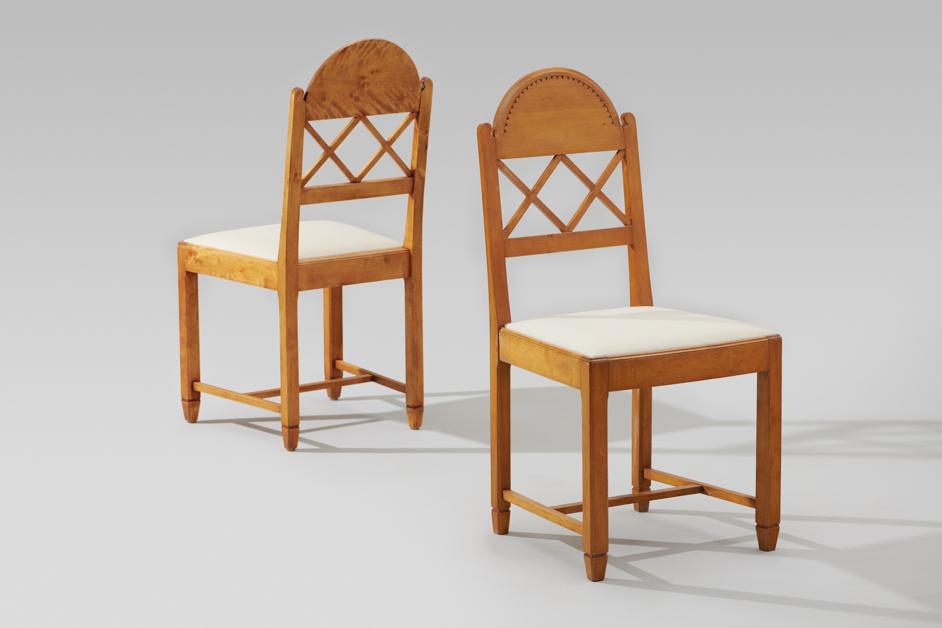 Set of Eight Swedish Dining Chairs image 2