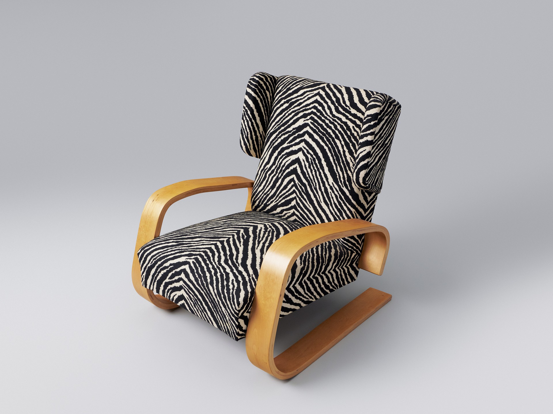 Pair of Highback 'Tank' Armchairs image 6