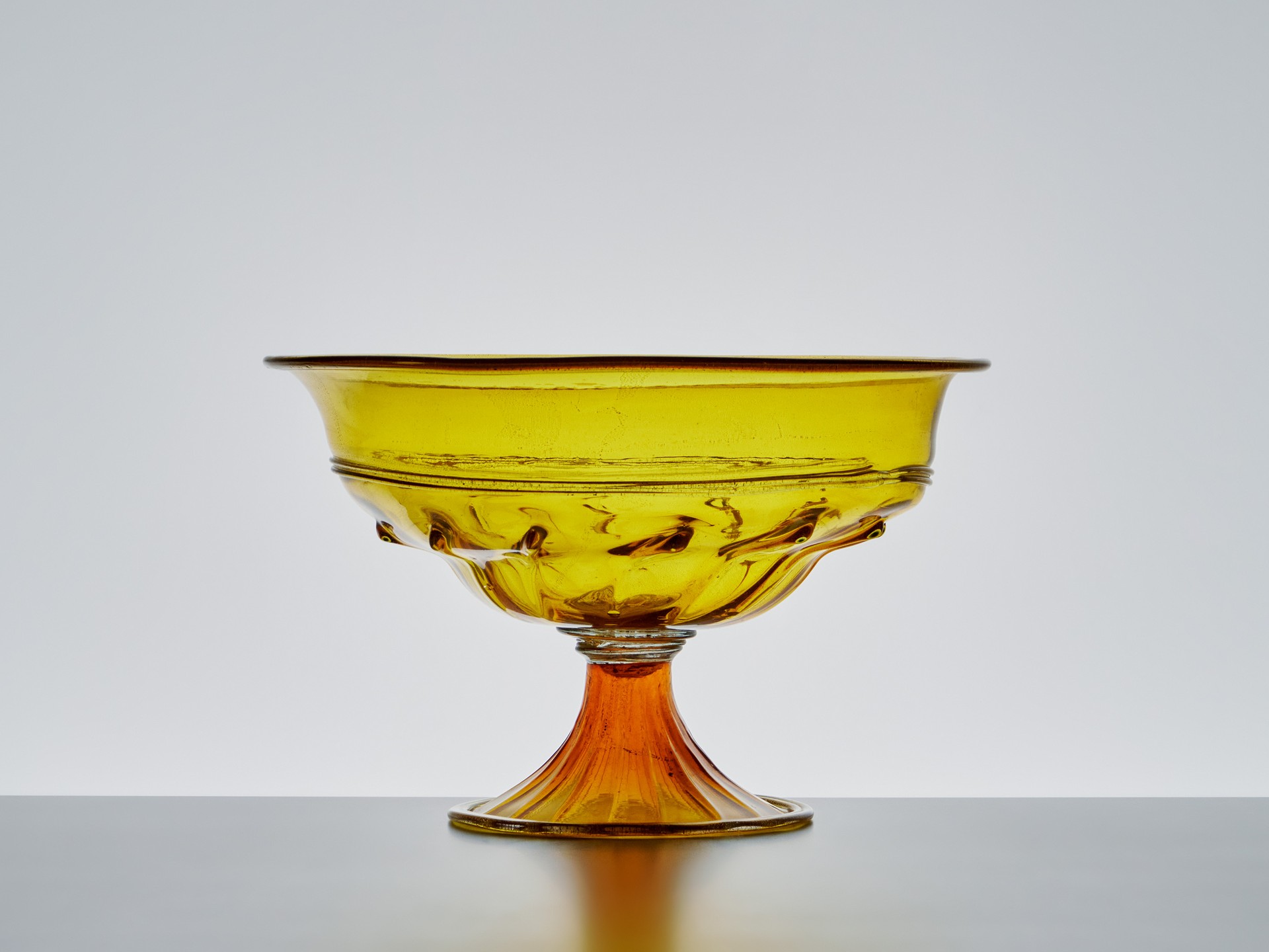 Large Italian footed bowl