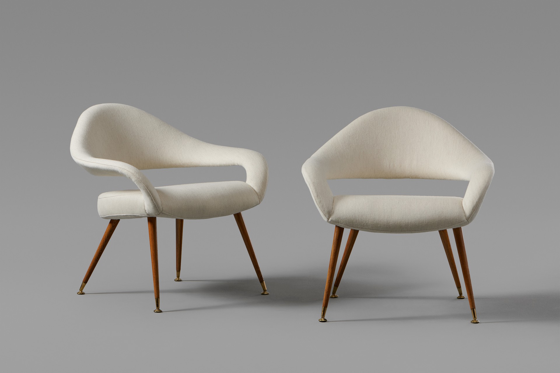 Rare Pair of Lounge Chairs, Model no. DU 55P