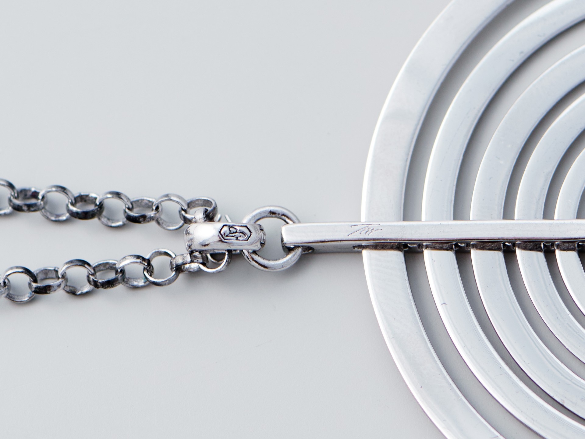 'Silver Moon' Necklace and Earrings image 6