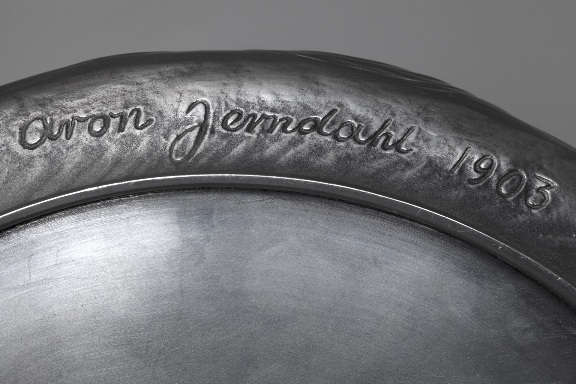 Pewter Bowl and Lid image 4
