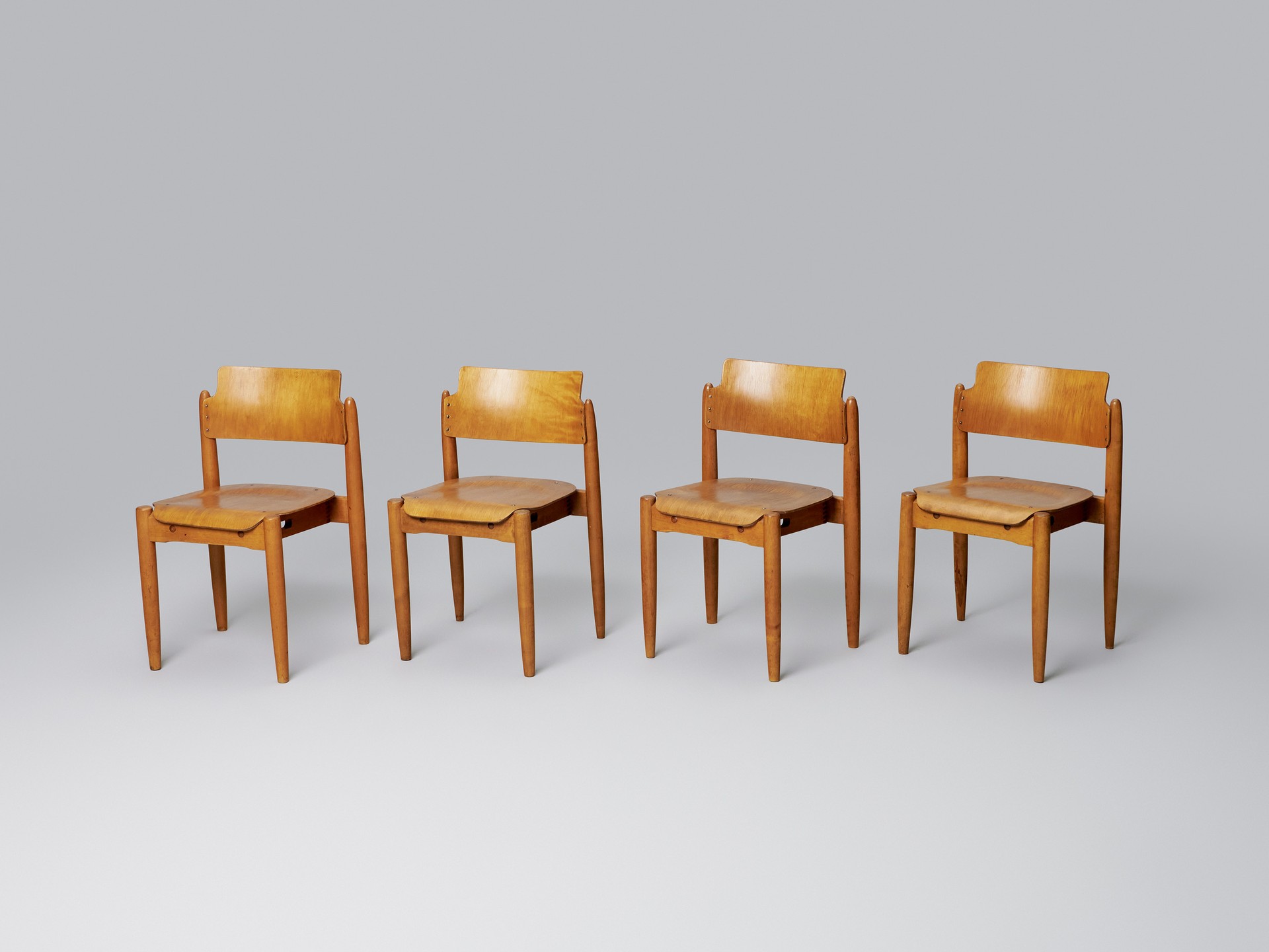 Set of Eight 'Wilman' Dining Chairs image 2
