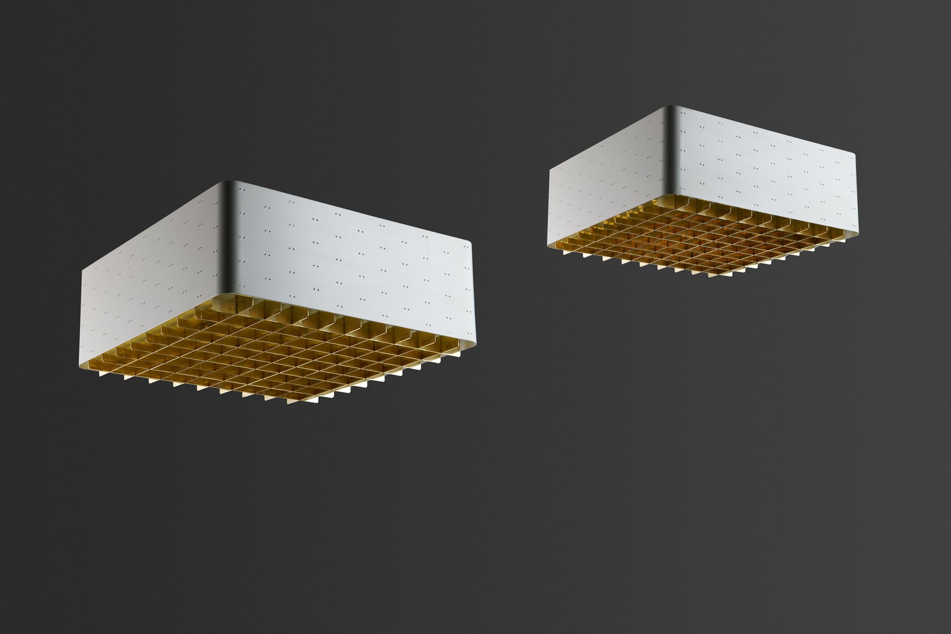 Pair of 'Starry Sky' Ceiling Lamps image 2