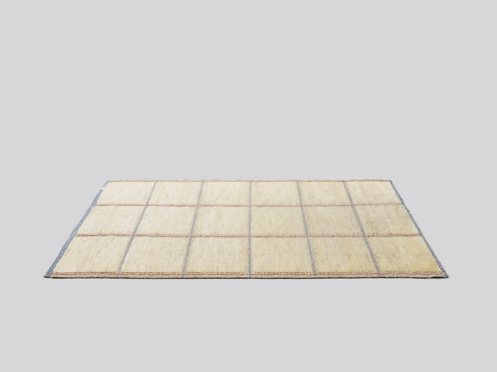 'Rutig Vit Halvflossa' Carpet image 2