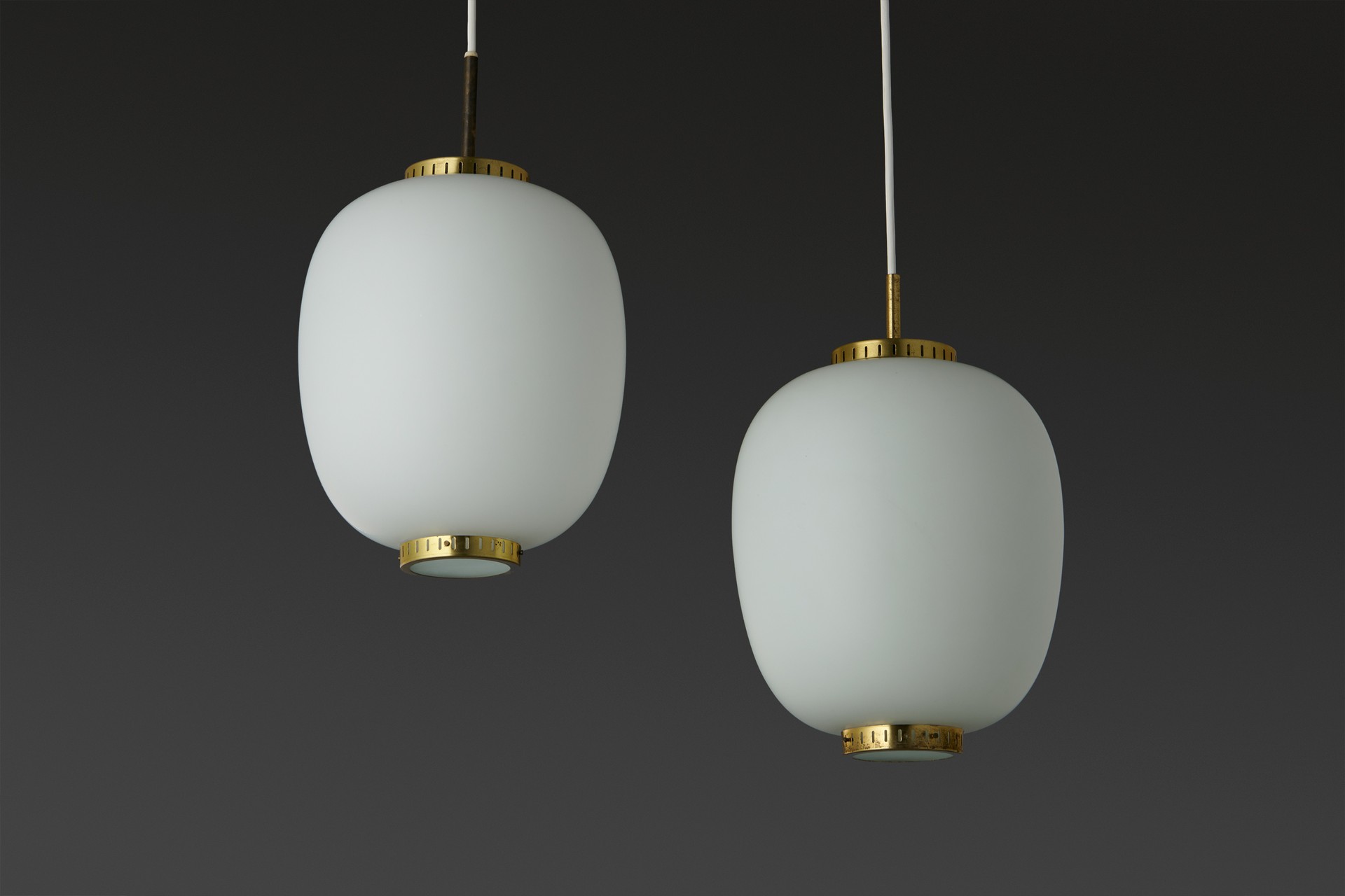 Pair of 'China-Lamp' Ceiling Lights image 2