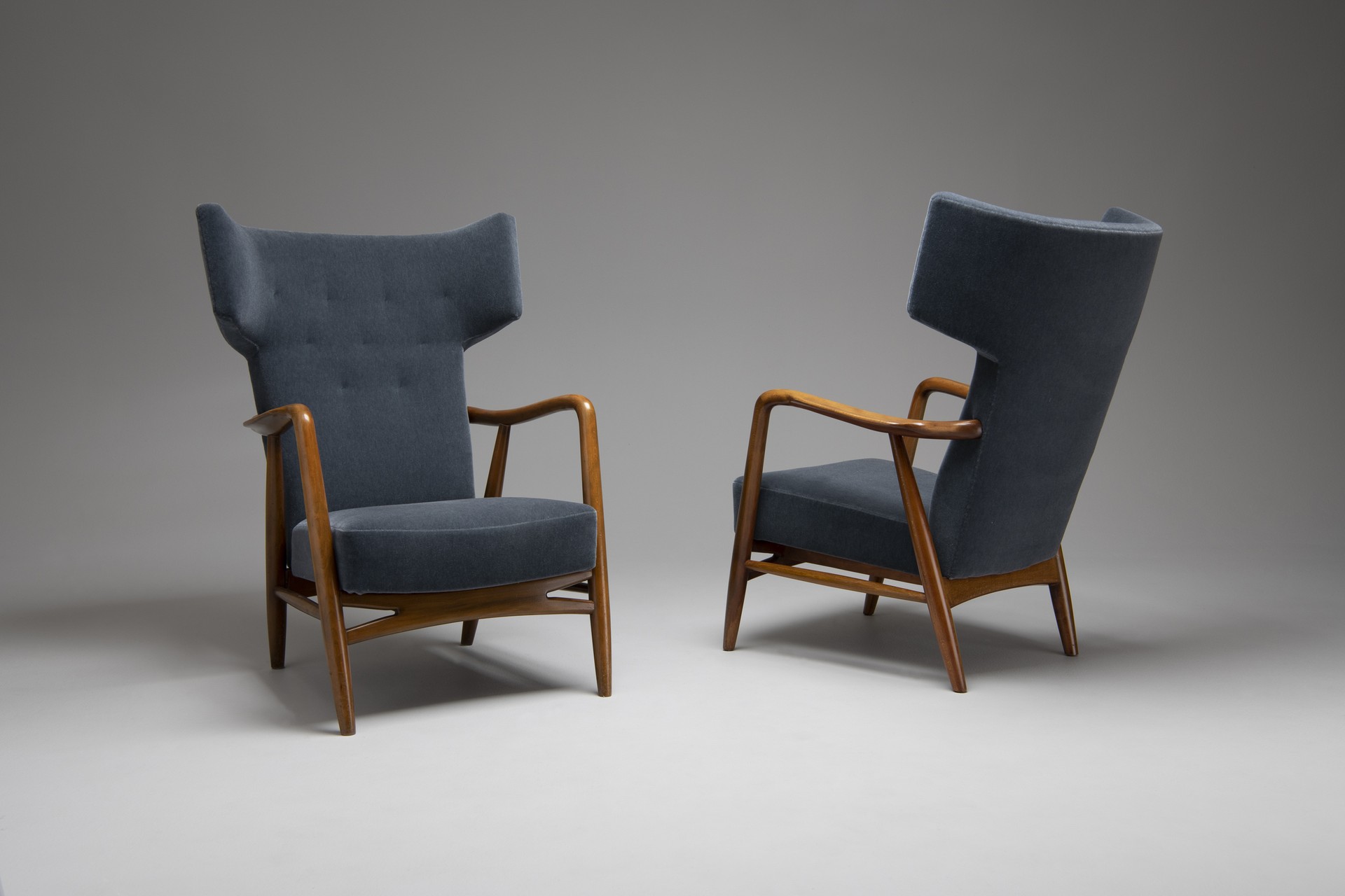 Pair of Wingback Easy Chairs