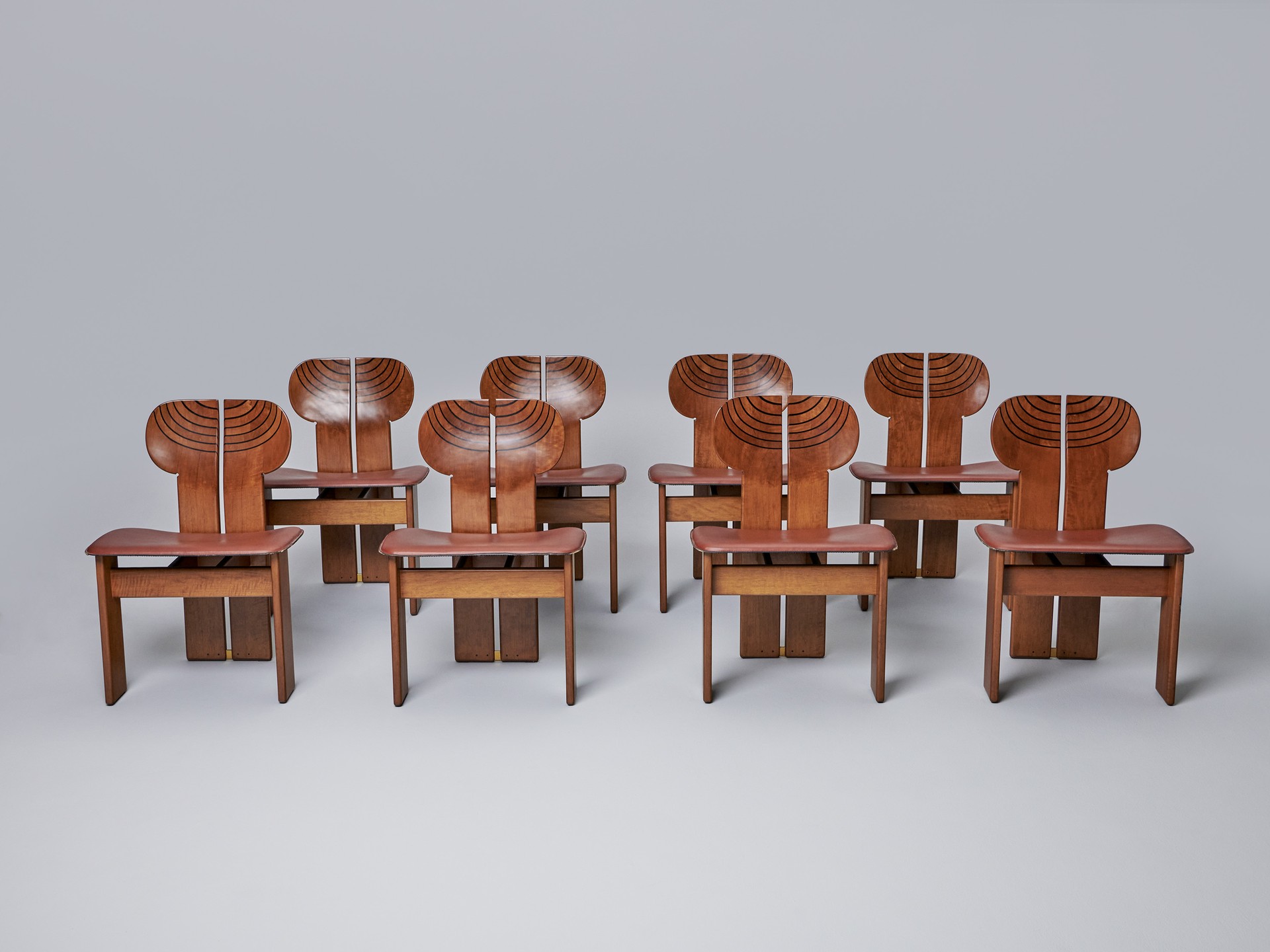 Set of Eight 'Africa' Chairs