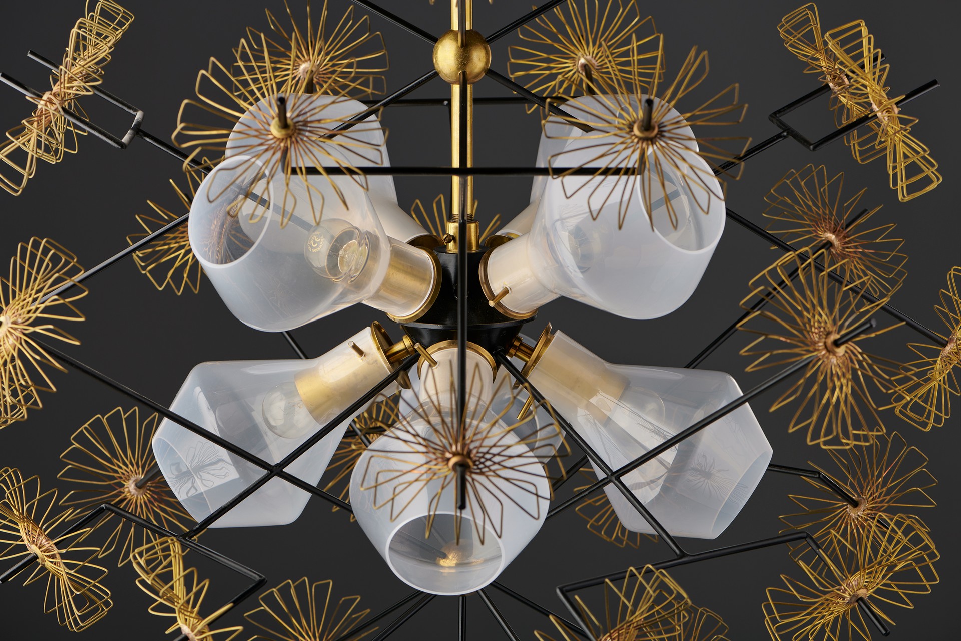 Large "Snowball" Chandelier image 5