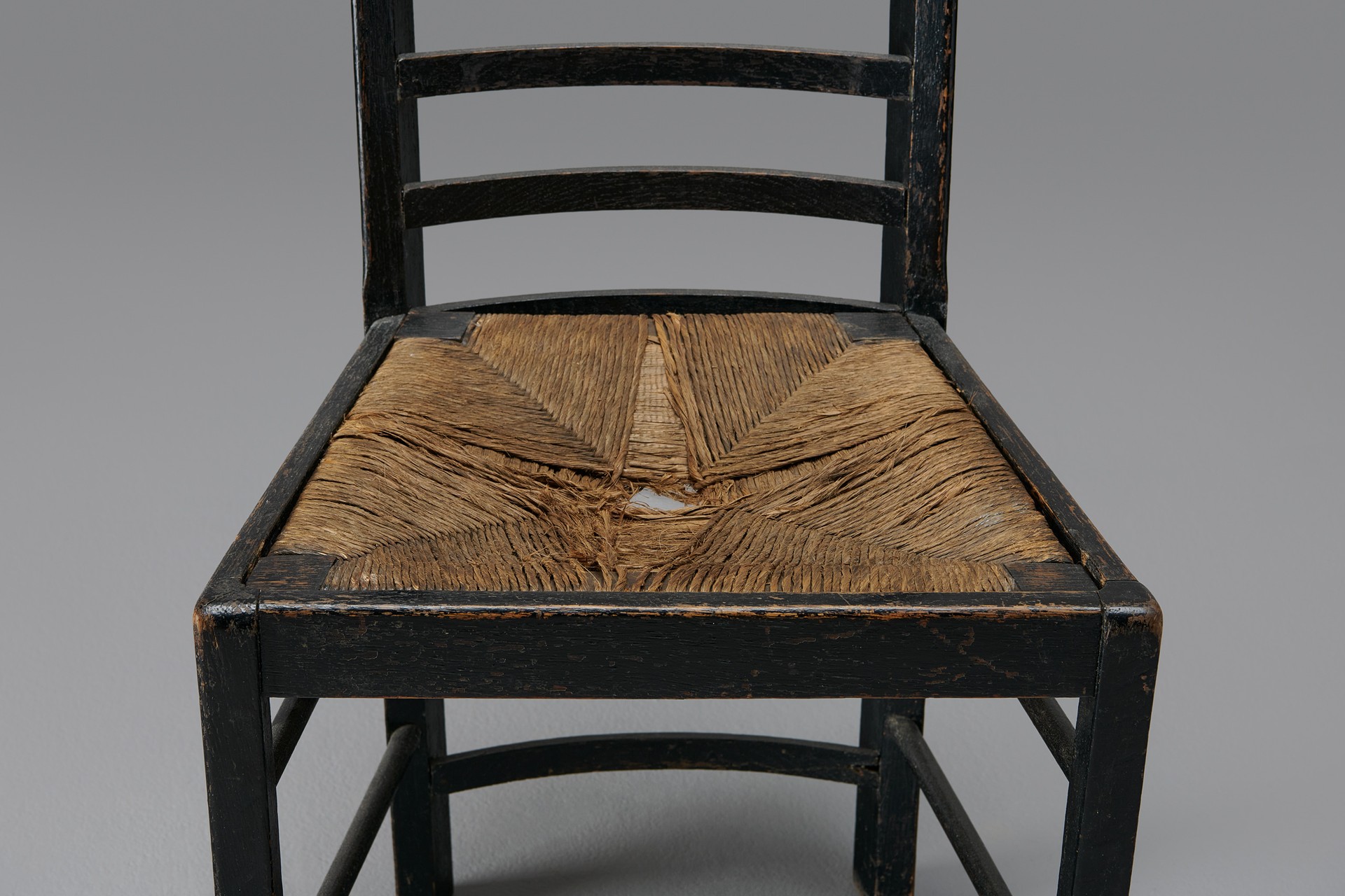 Ladderback chair from Miss Cranston's Willow Tea Rooms, Glasgow image 4