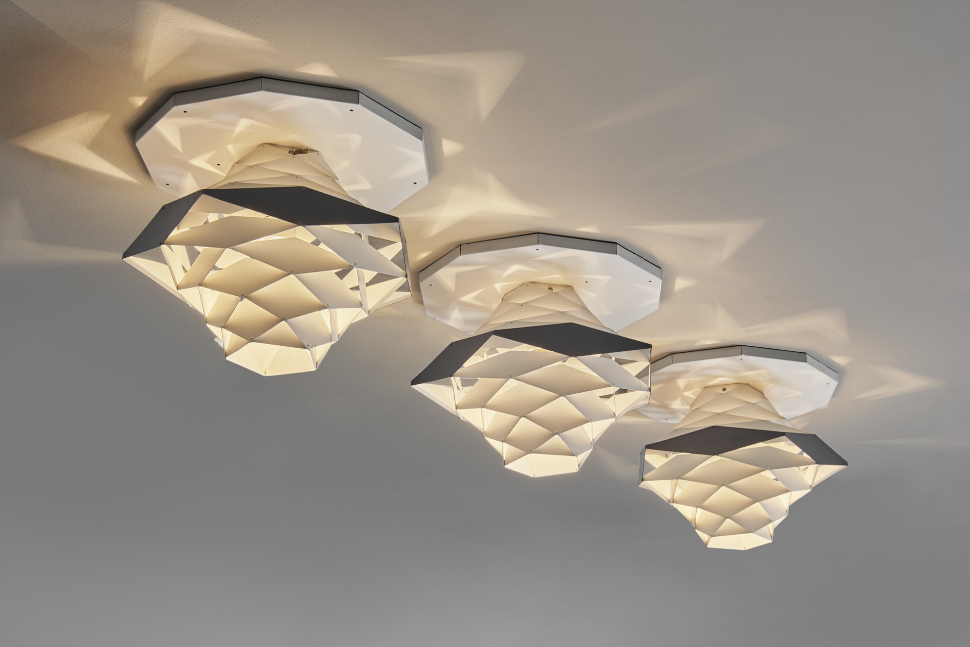 Three 'Symfoni' Ceiling Lamps image 3
