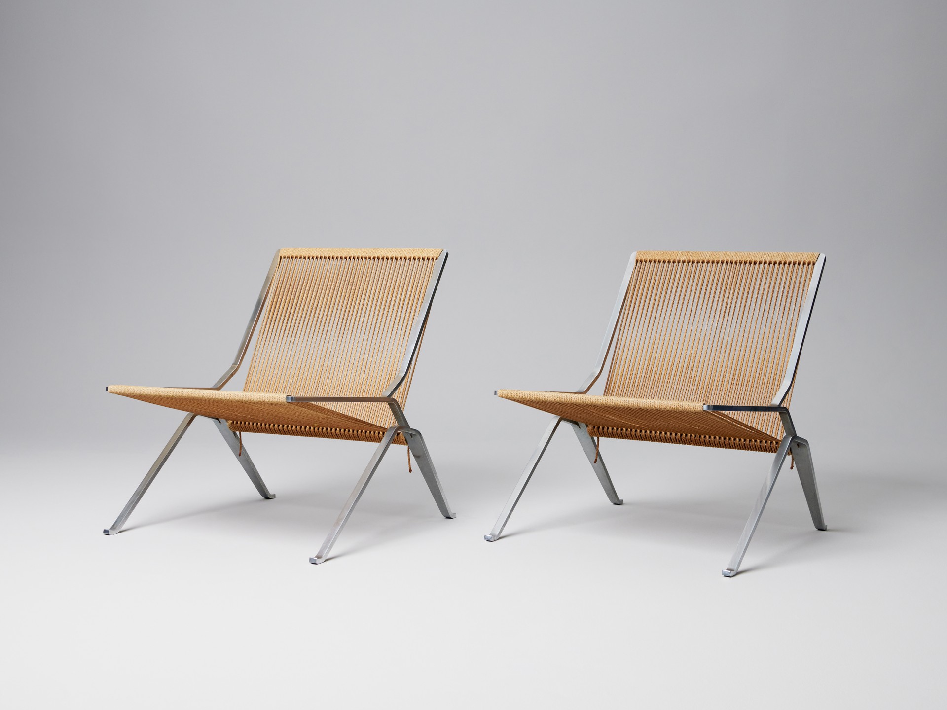 Pair of Early 'PK-25' Chairs image 2