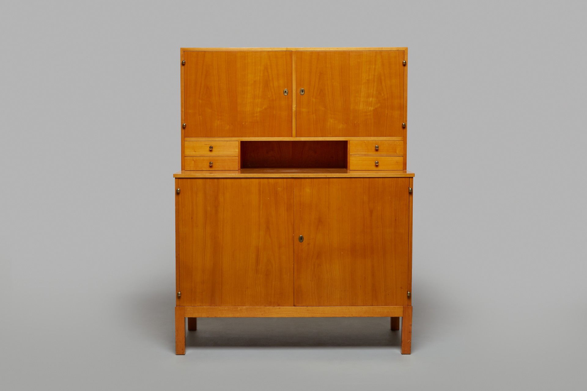 Unique Two Part Modernist Cabinet