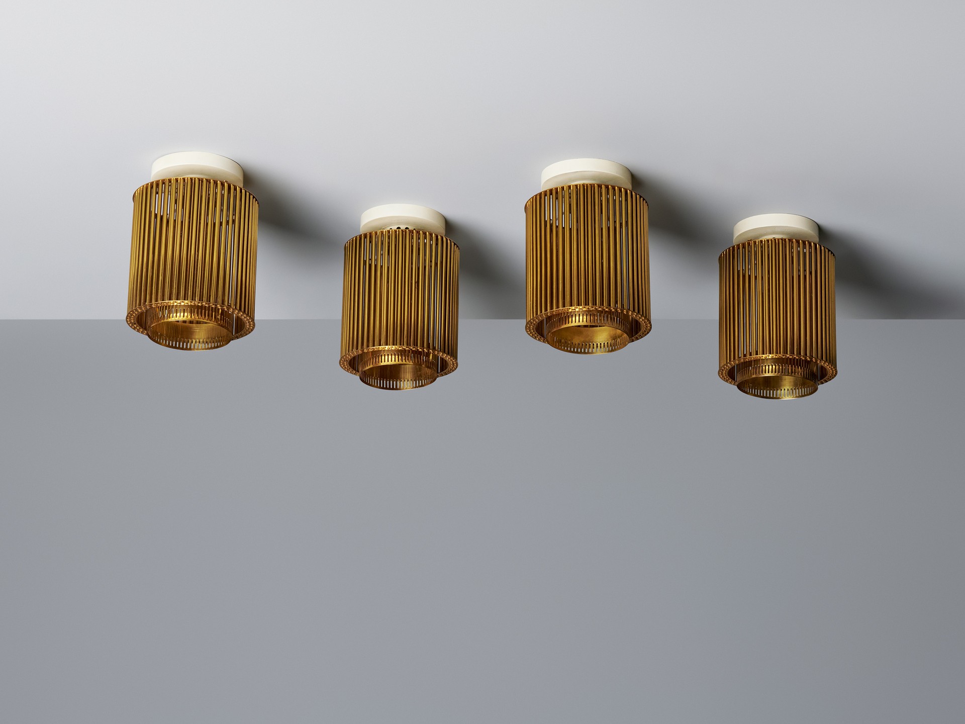 Four Ceiling Lamps from the Edgar J. Kaufmann Center