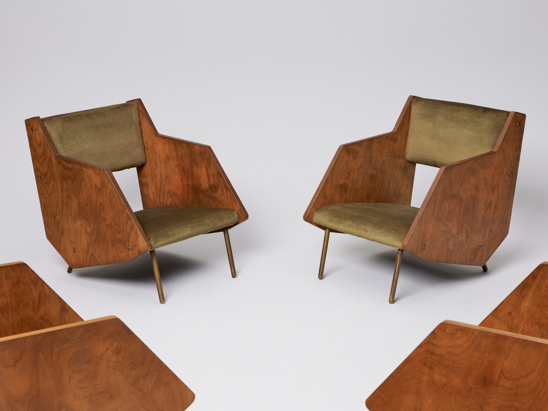Set of Four Lounge Chairs image 2