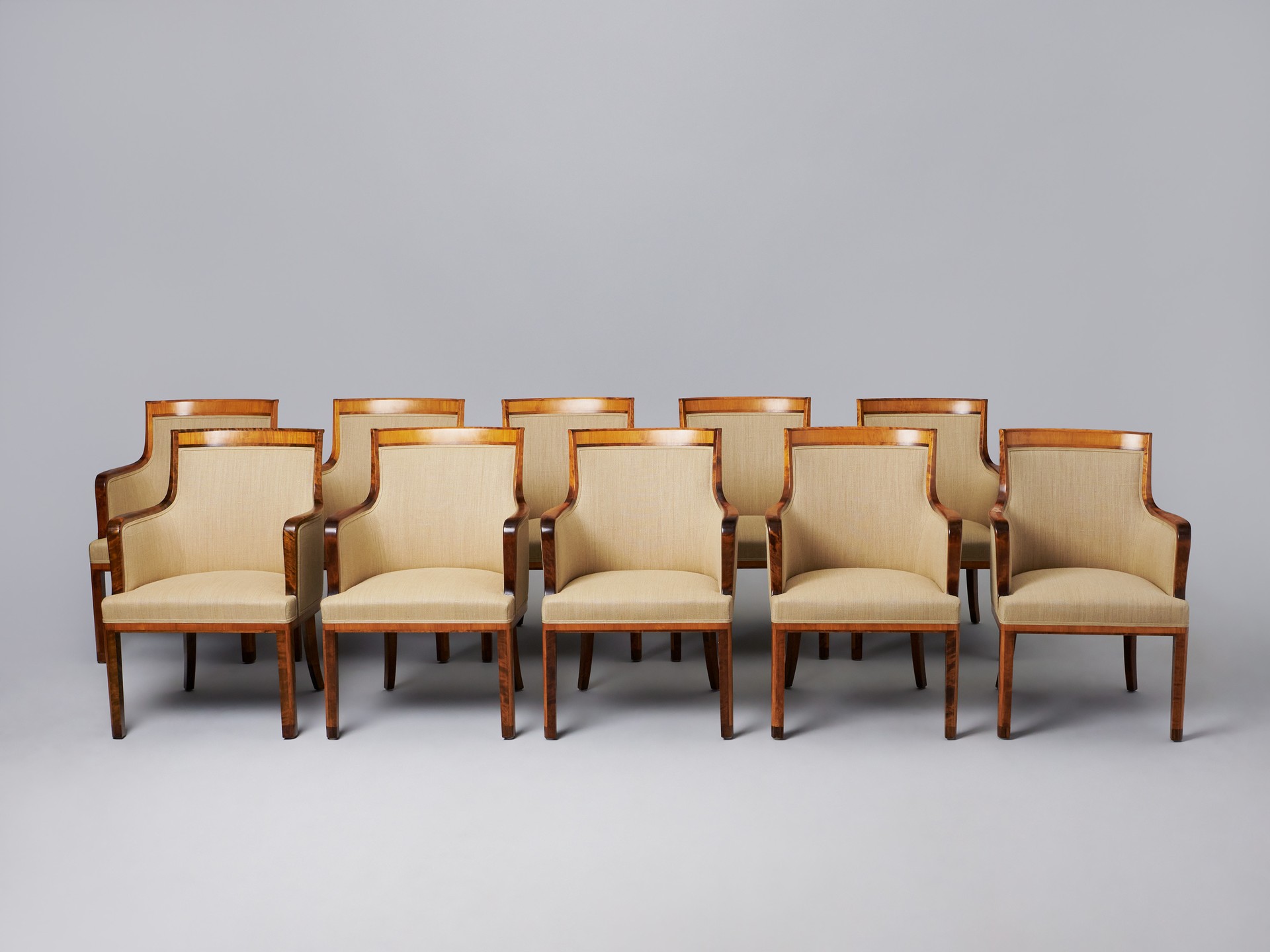 Set of Twelve Dining Chairs