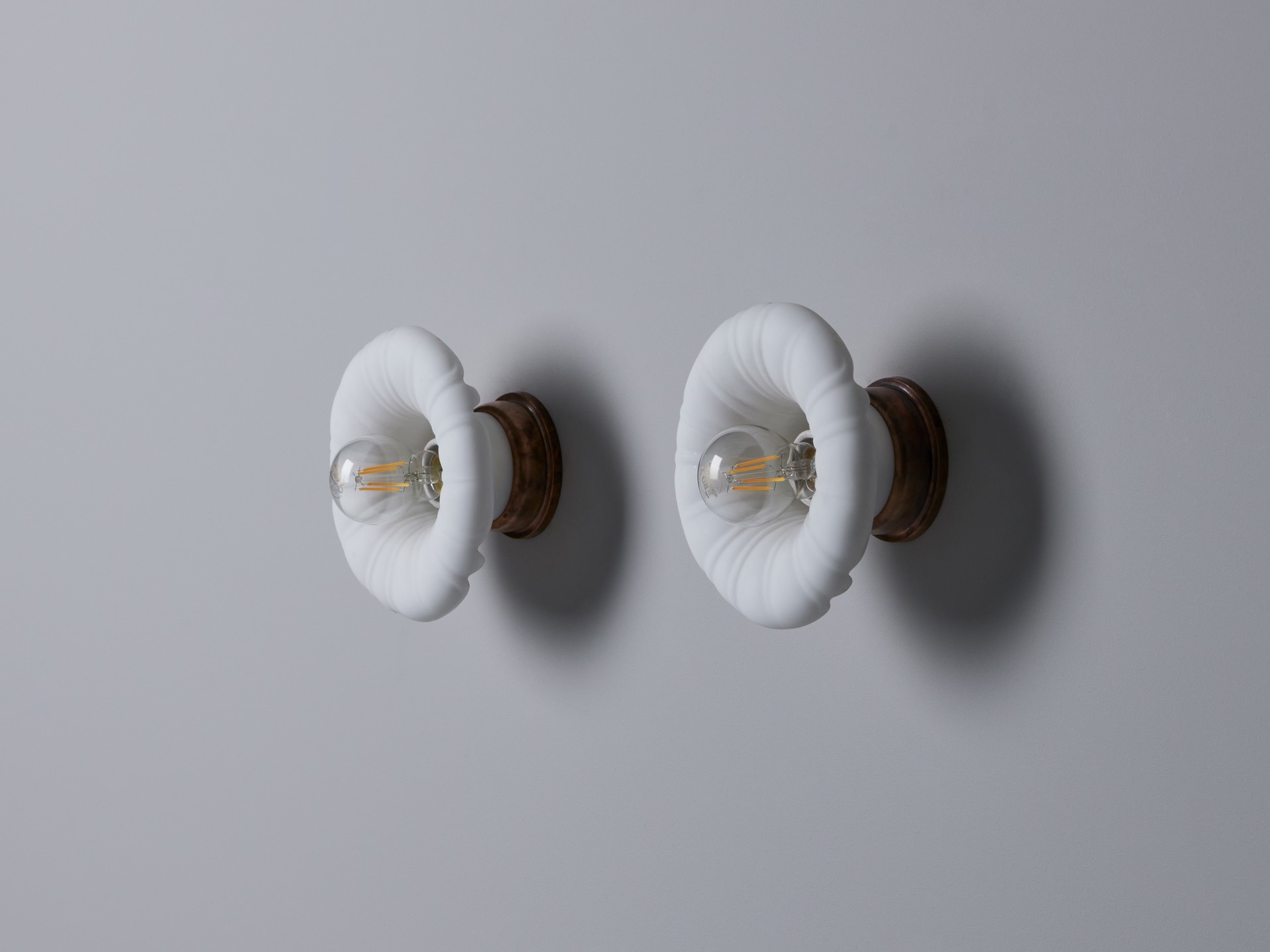 Pair of Ceiling / Wall Lamps