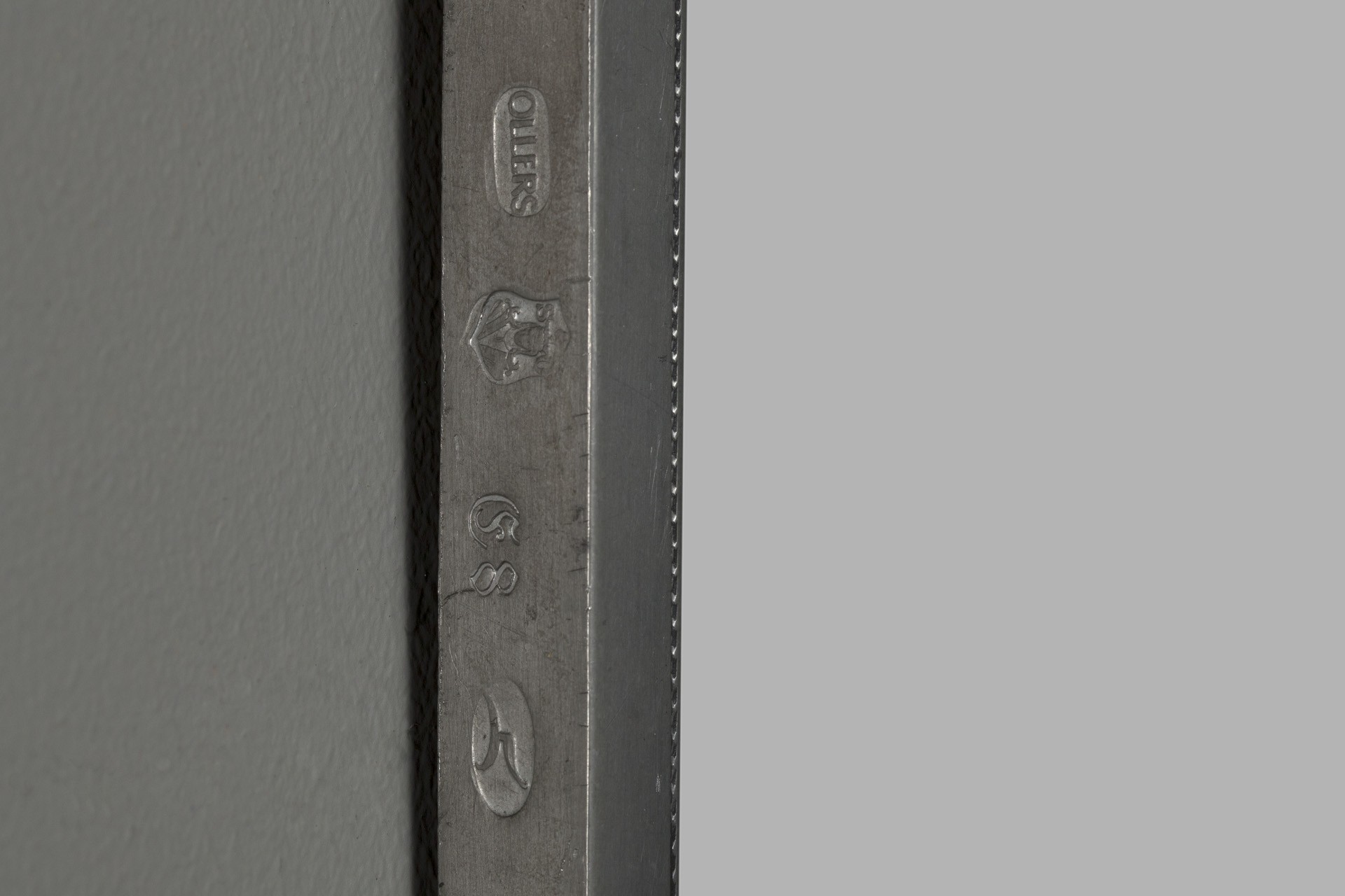 Pewter Neoclassical Mirror image 3