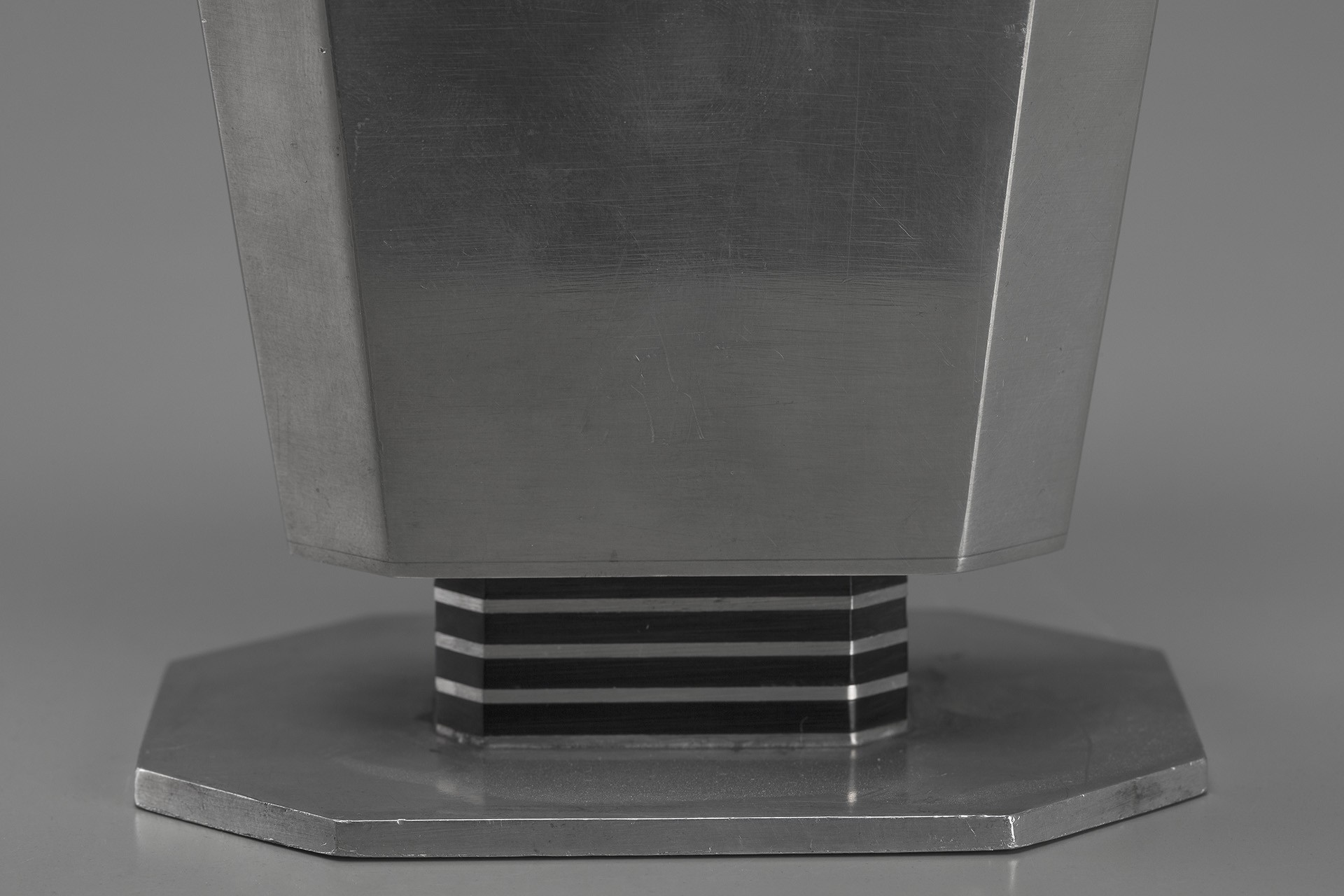 Modernist Pewter Vase image 5
