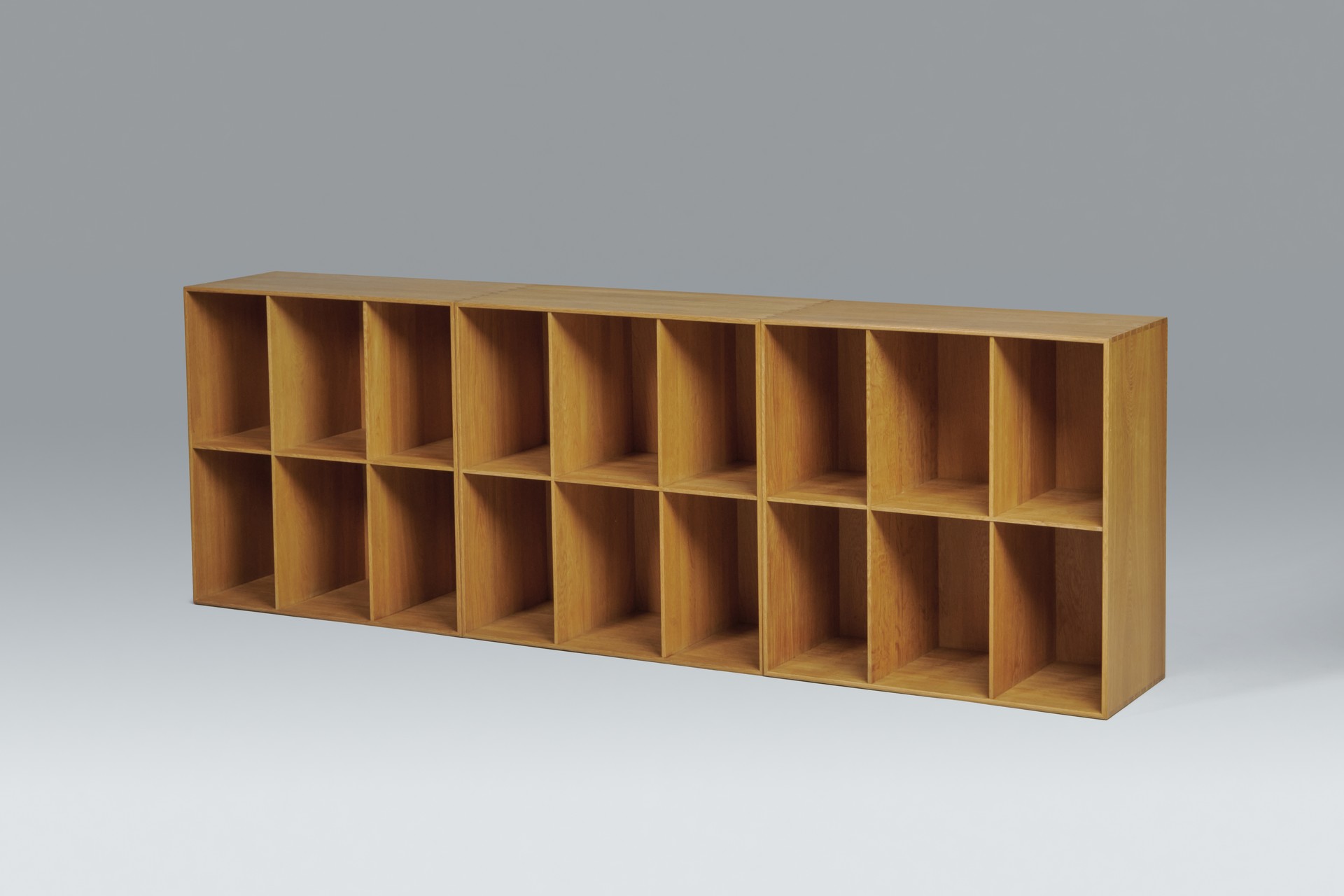 Set of Three Oak Bookshelves image 2