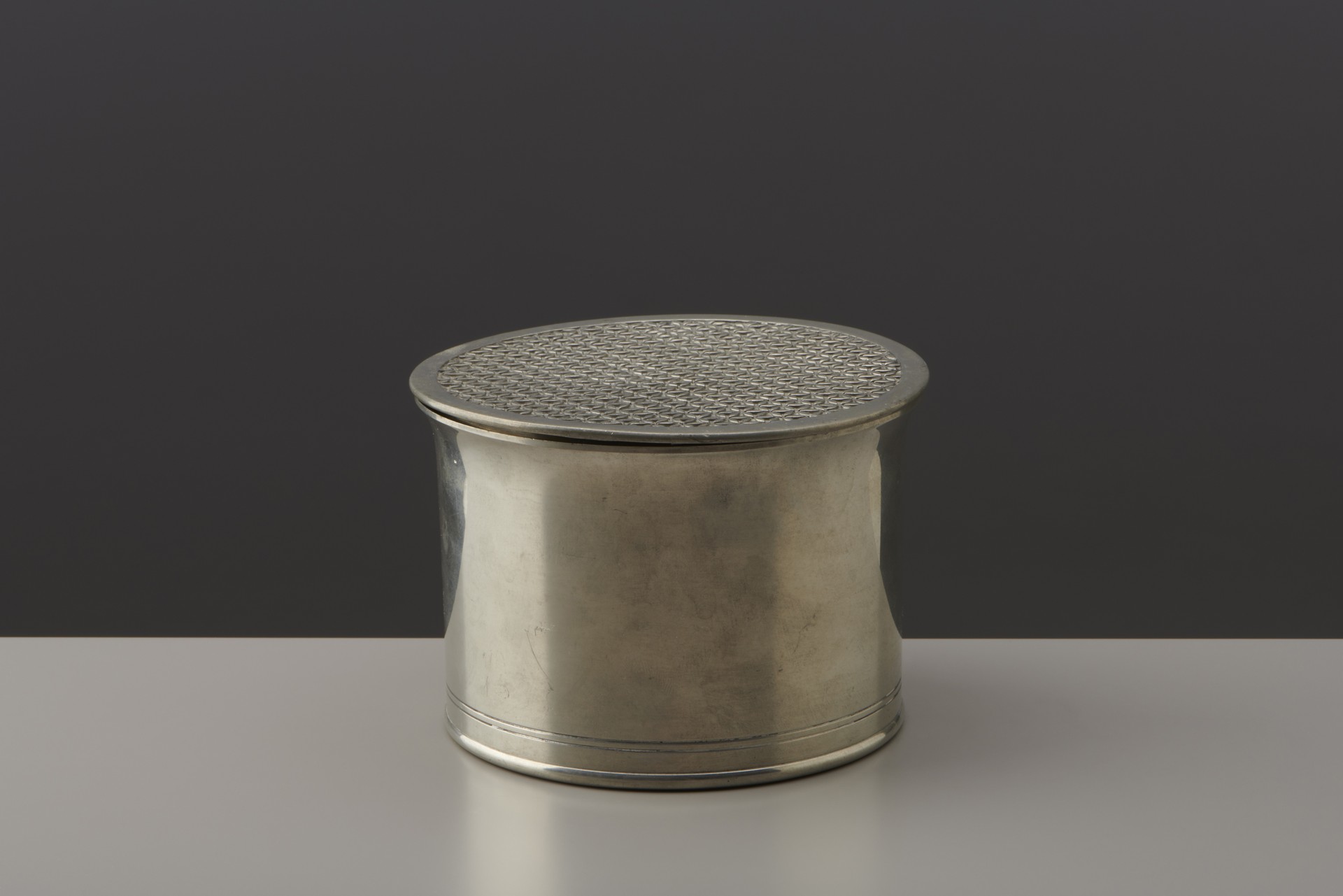 Lidded pewter jar image 2