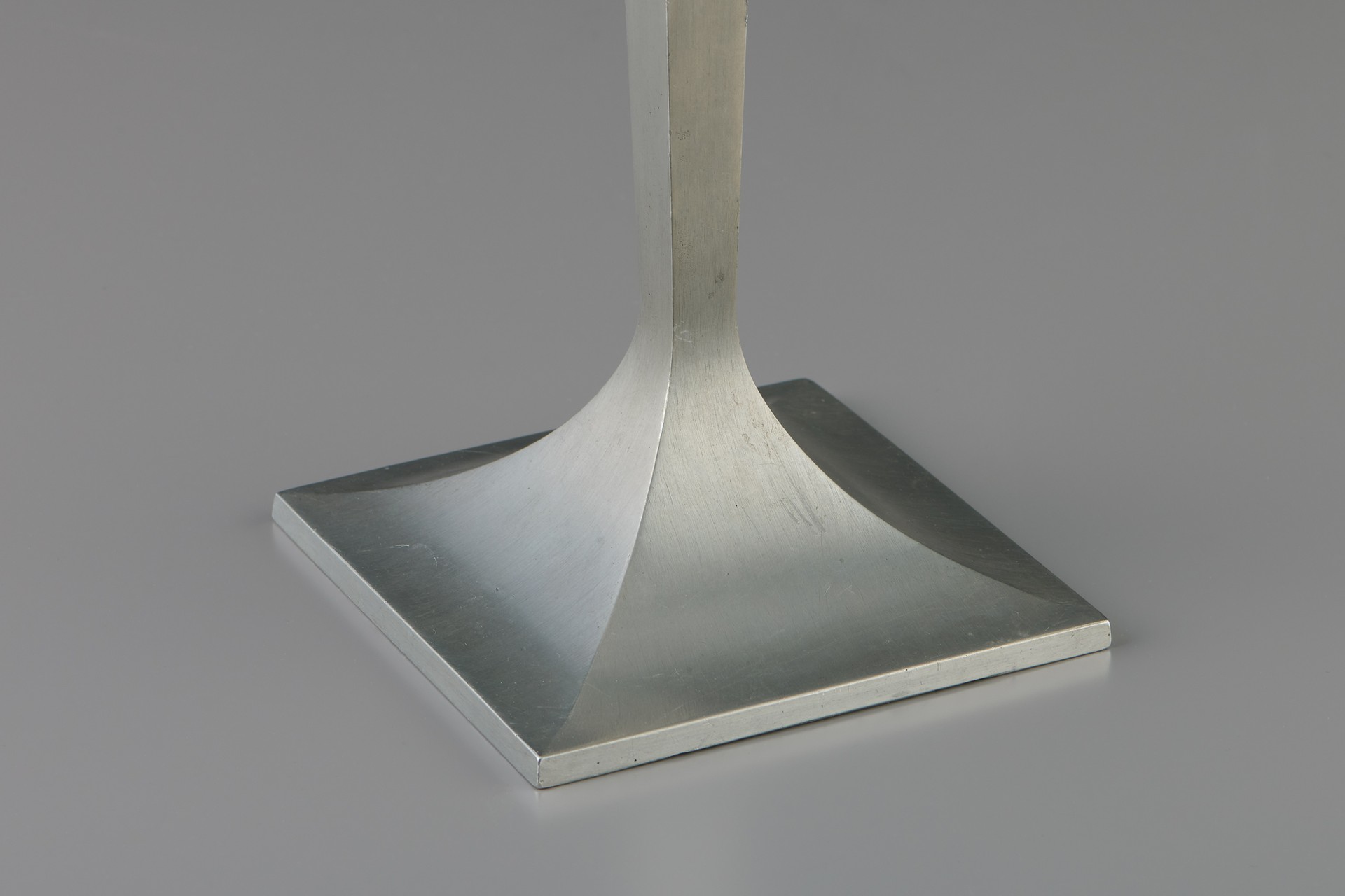 Pair of Pewter candlesticks image 3