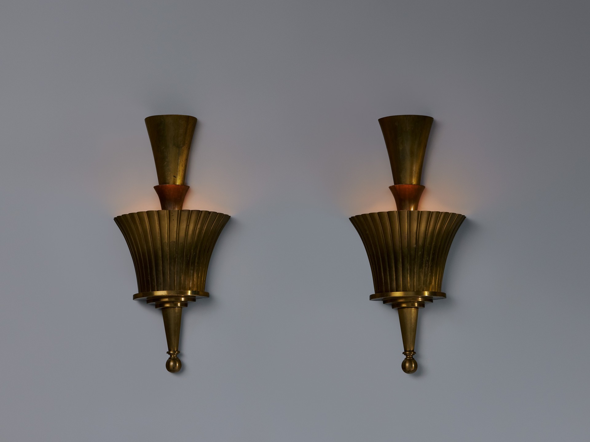 Pair Swedish Grace Wall Lamps image 3