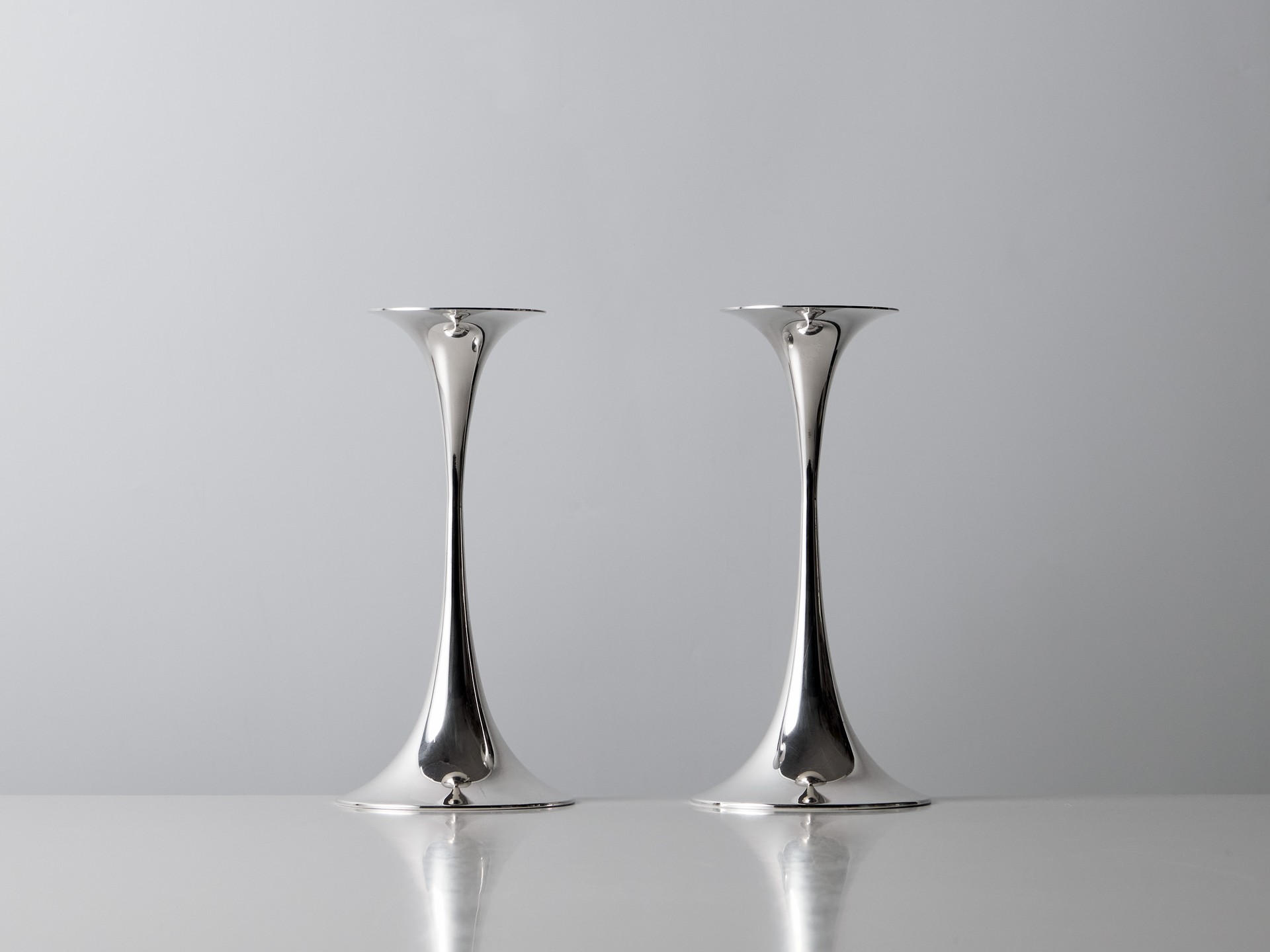 Pair of 'Trumpetti' Candlesticks image 3