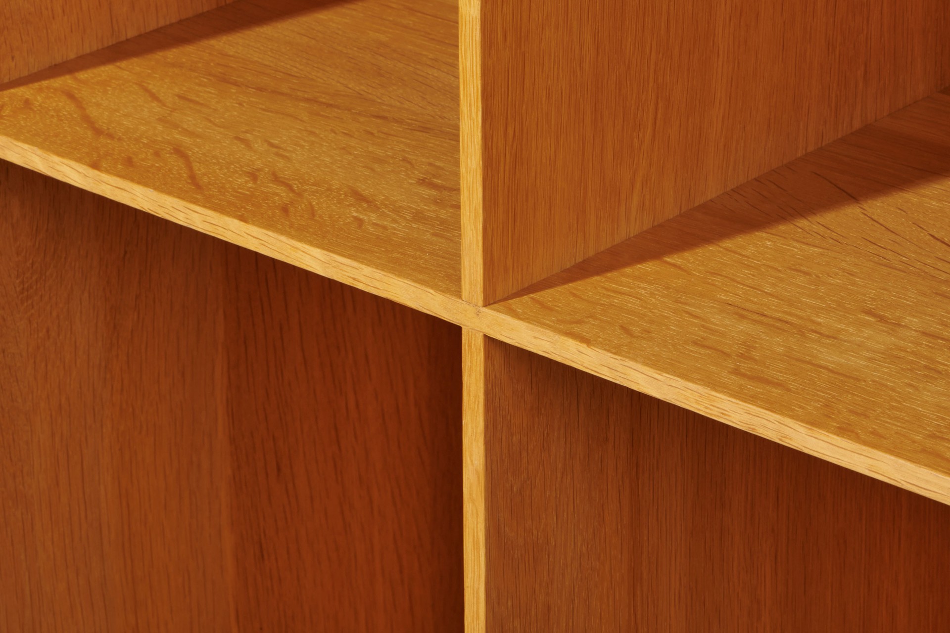 Set of Four Oak Modular Bookshelves image 5