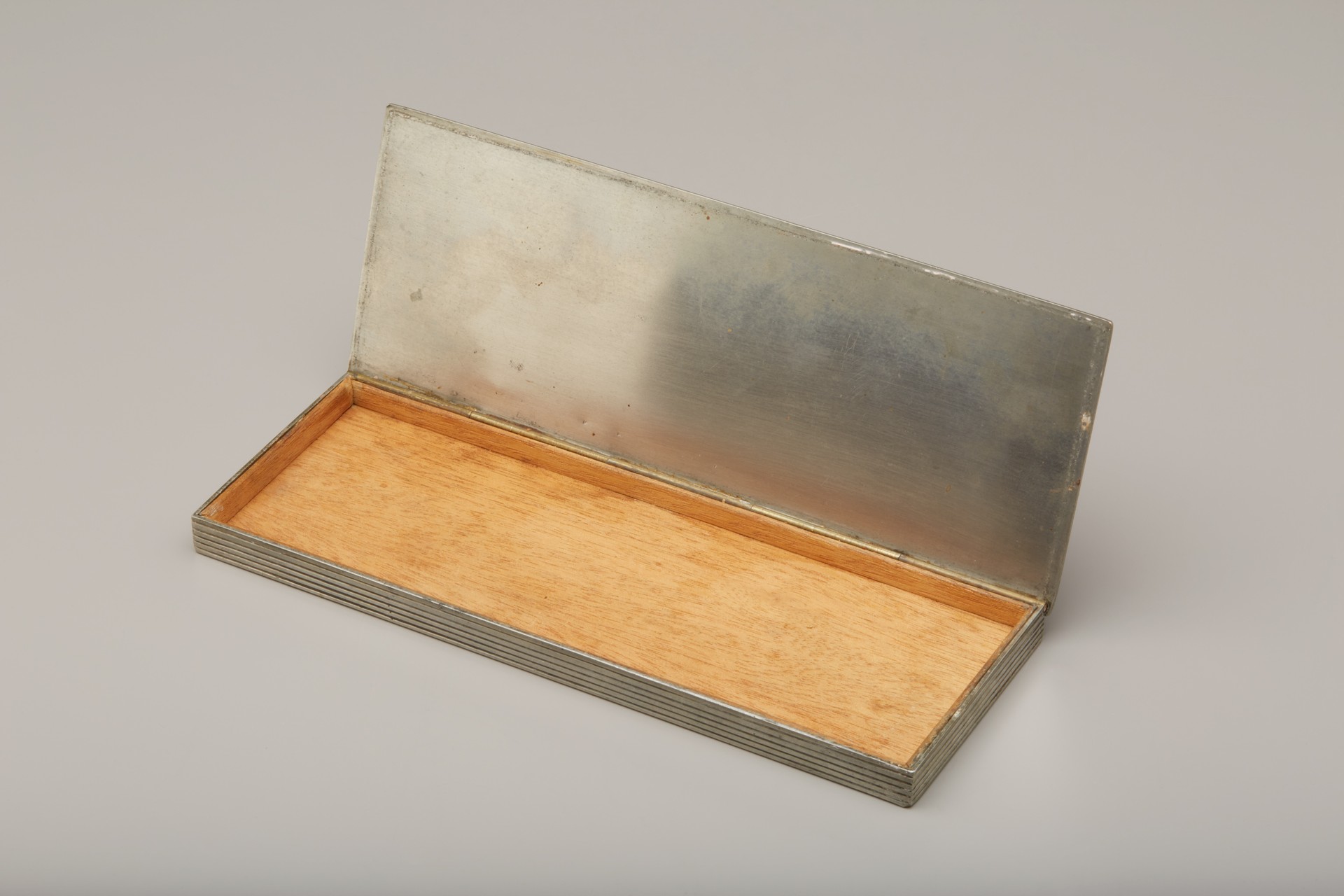 Lidded Pewter Box image 4