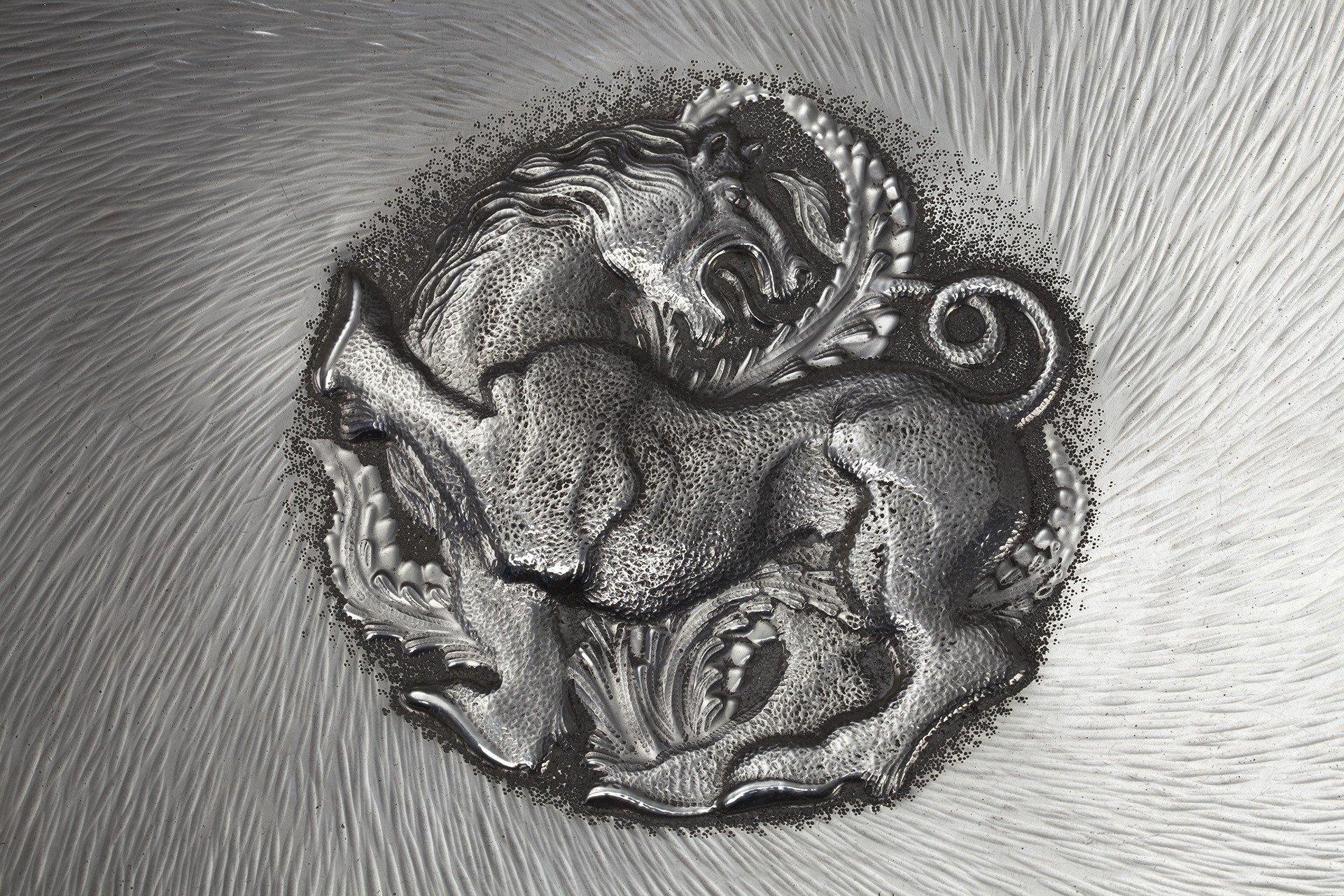 Large Silver Shallow Bowl image 4